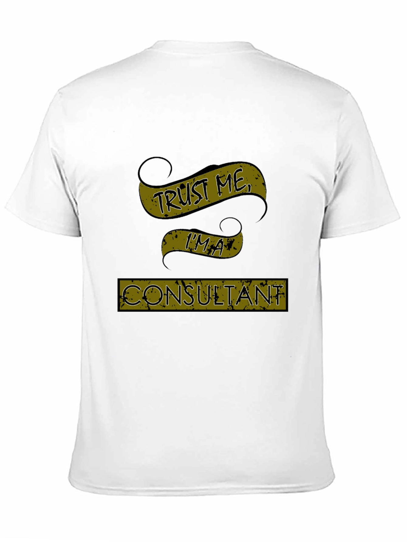 Trust Me Im A Consultant Mens Black T-Shirt