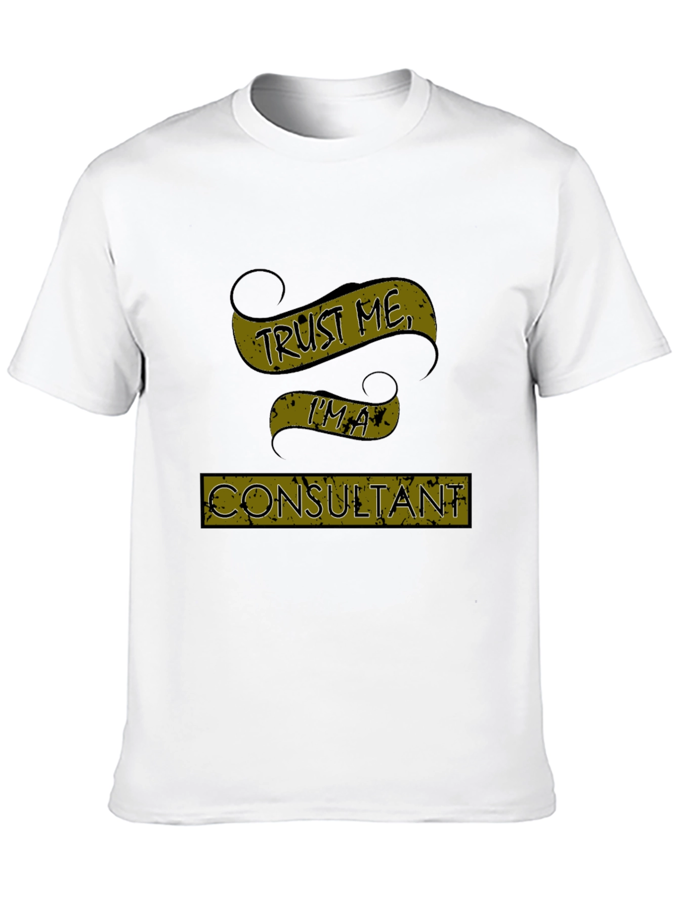 Trust Me Im A Consultant Mens Black T-Shirt