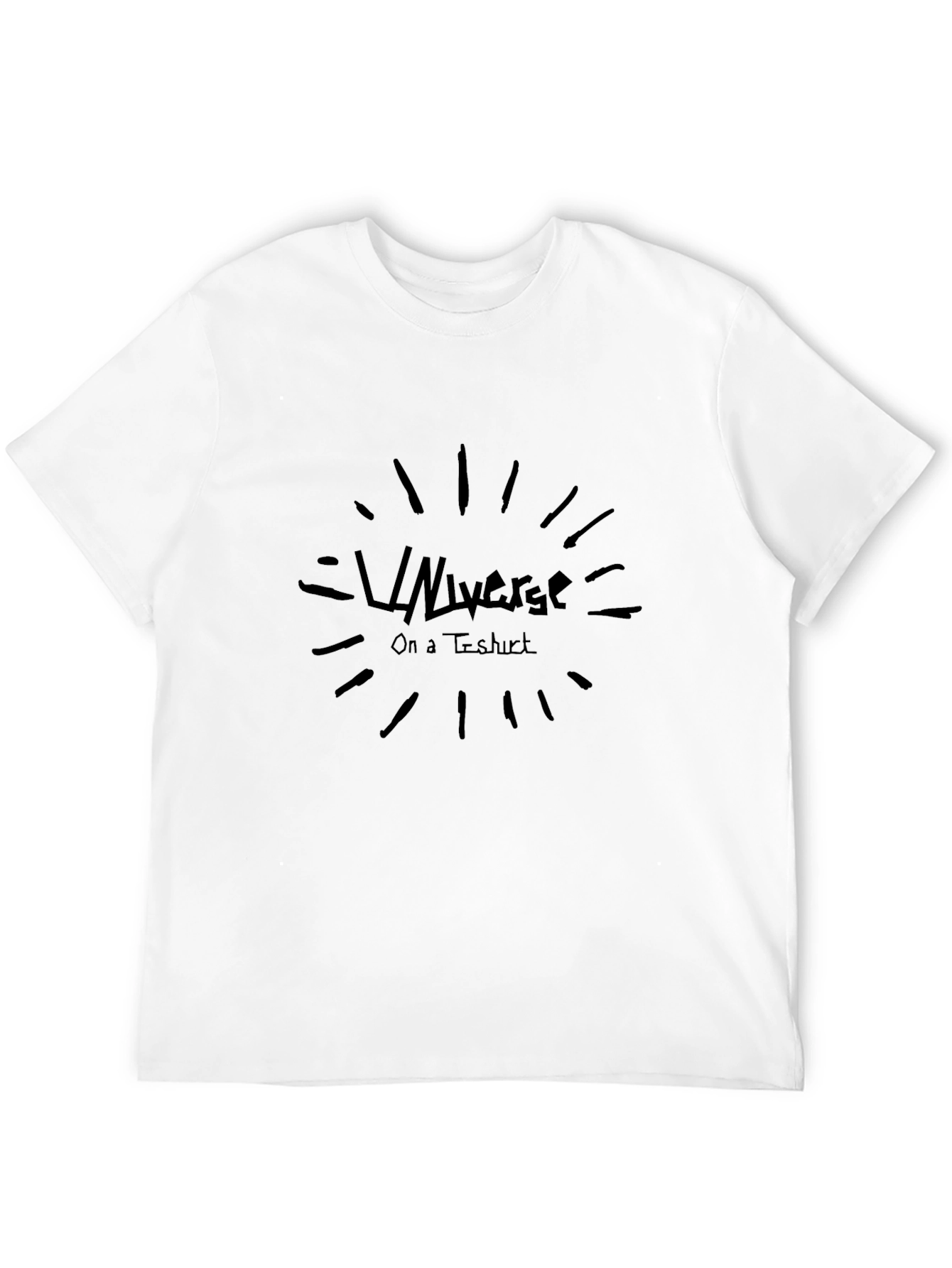 Universe On A T-Shirt - Mens Black Graphic Tee