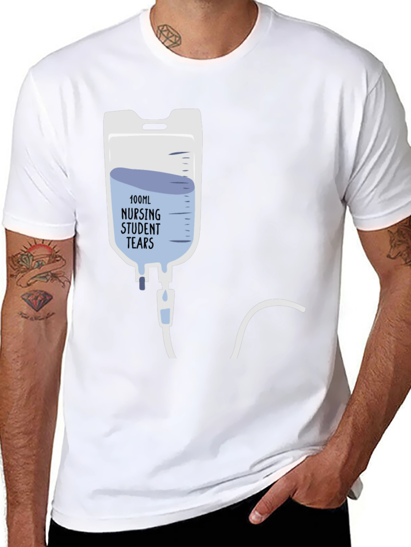 Nursing Student Tears T-Shirt - Humor Tee