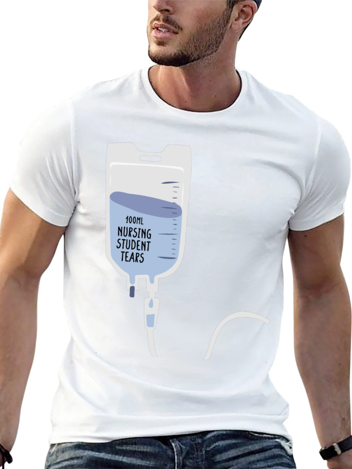 Nursing Student Tears T-Shirt - Humor Tee
