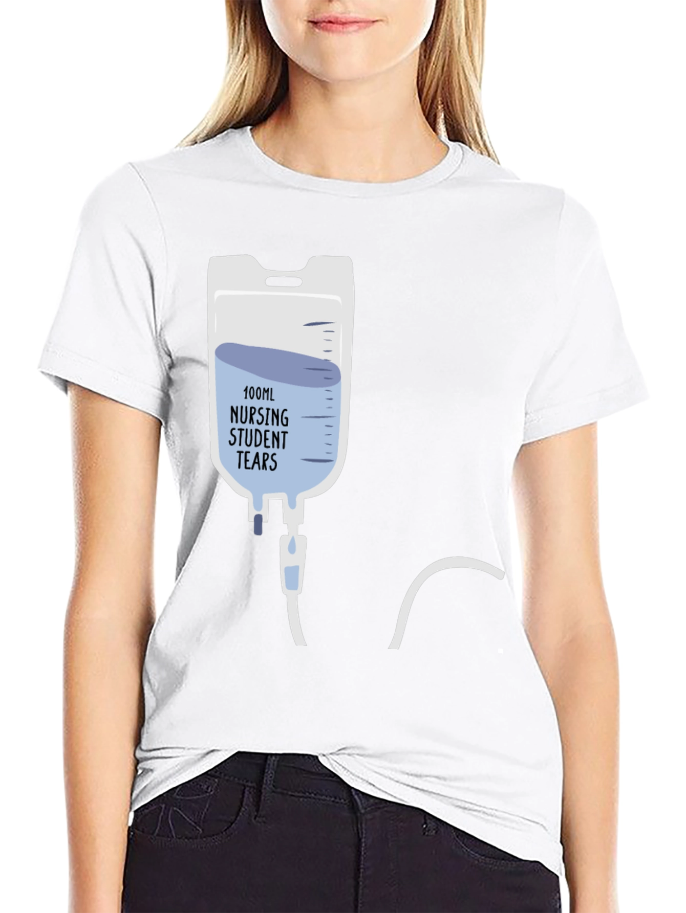 Nursing Student Tears T-Shirt - Humor Tee