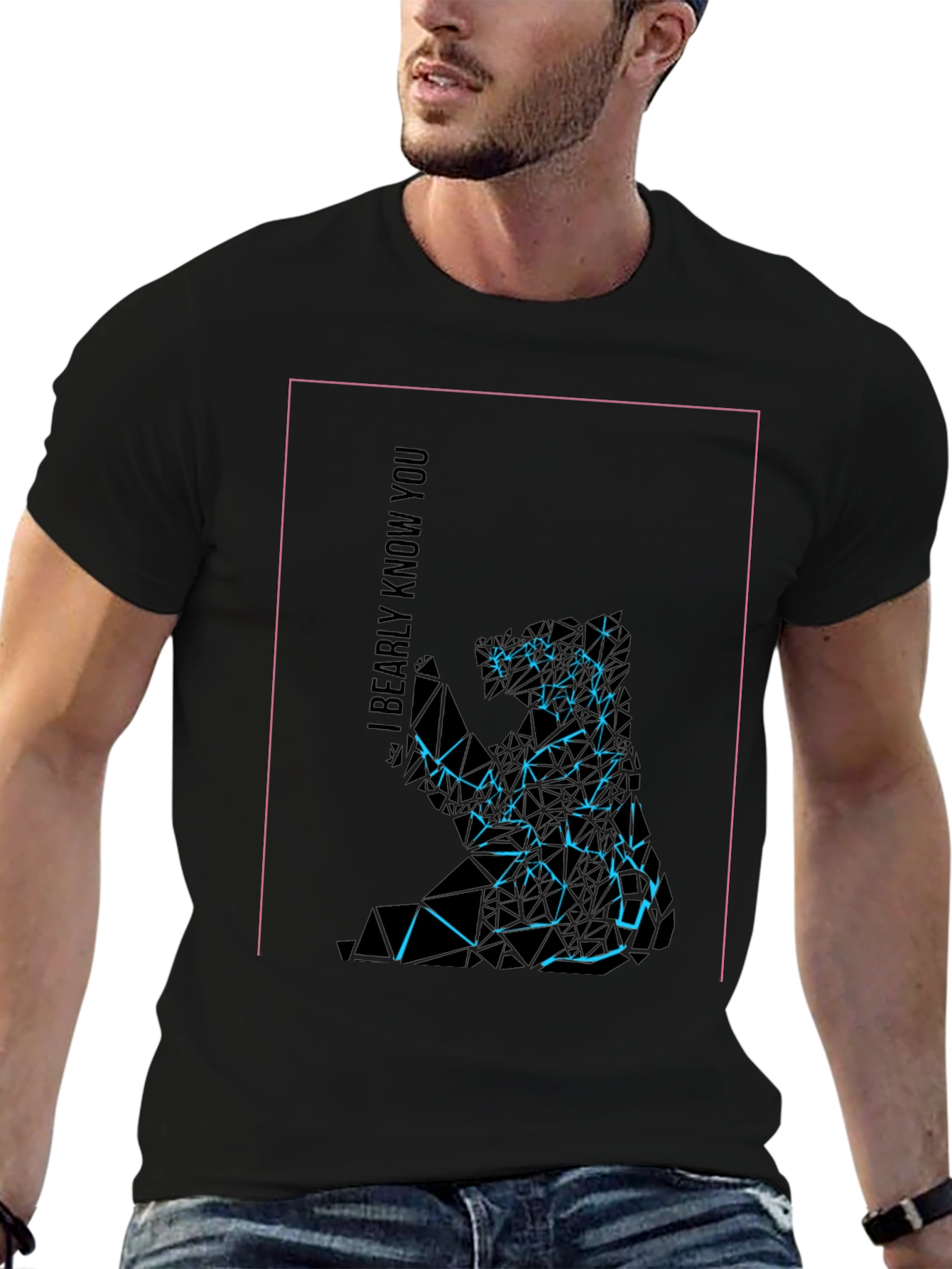 Geometric Koala Graphic Tee - I Bearly Know You