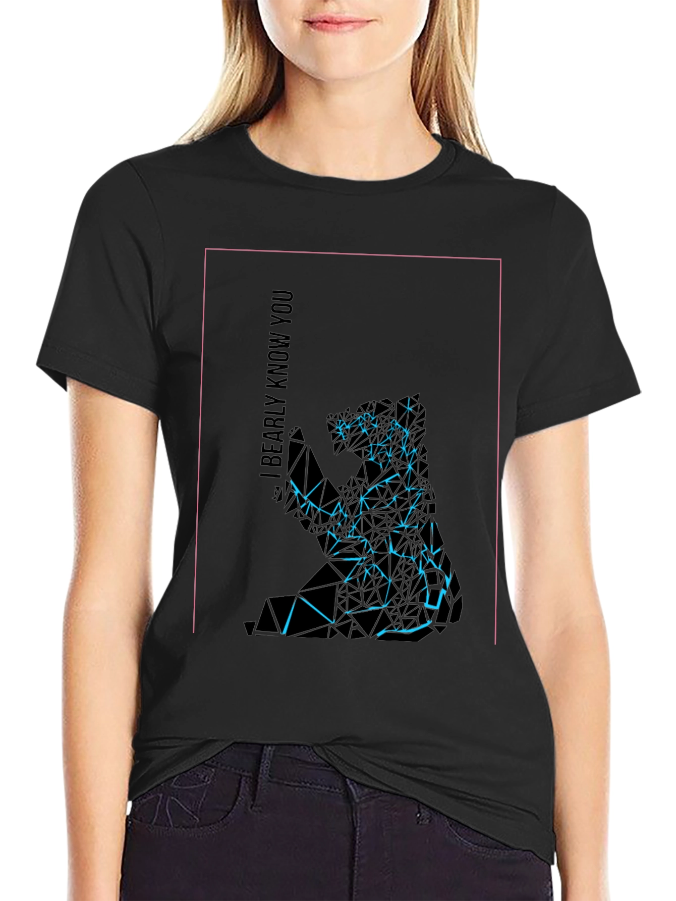 Geometric Koala Graphic Tee - I Bearly Know You