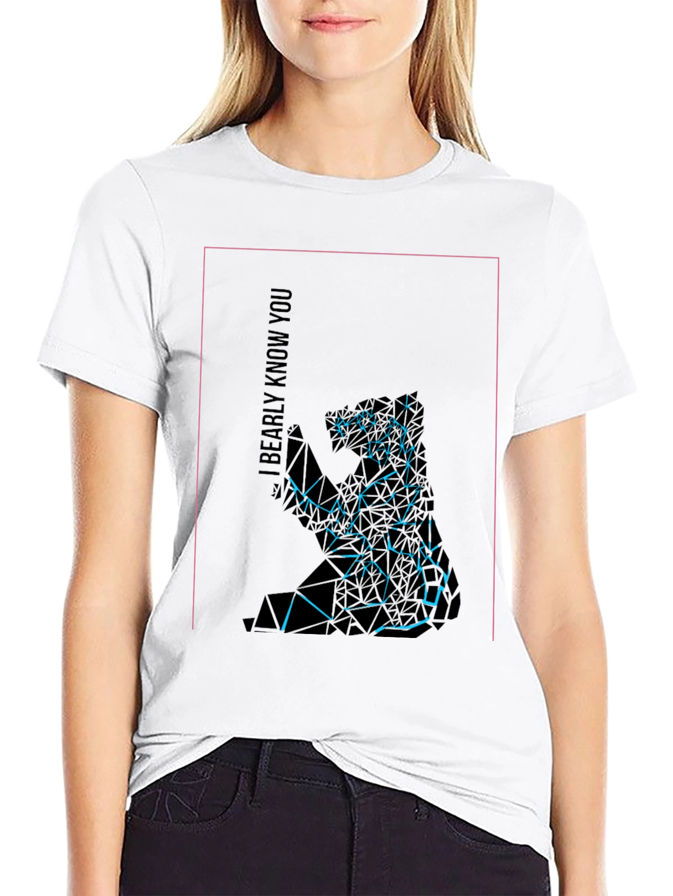 Geometric Koala Graphic Tee - I Bearly Know You
