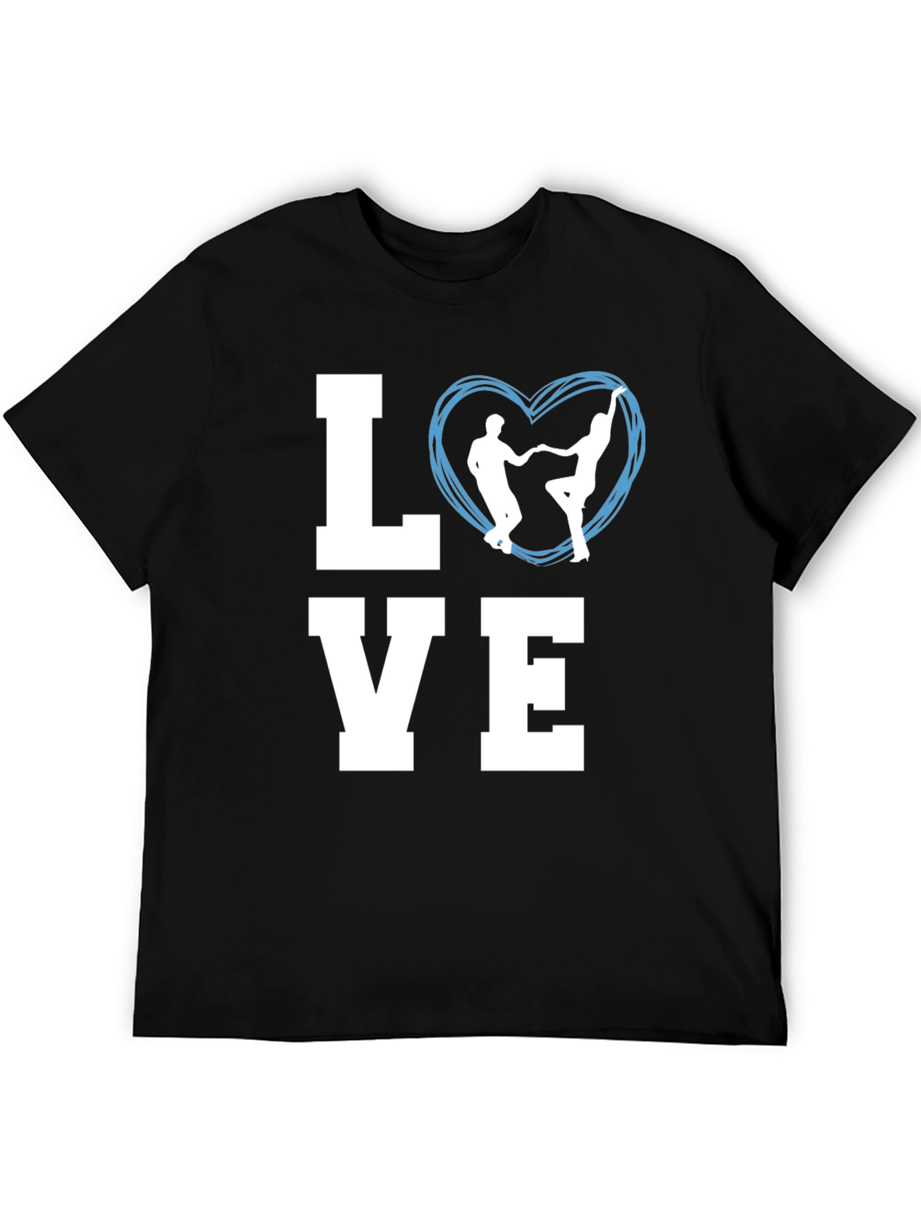 LOVE Dance T-Shirt - Black Graphic Tee