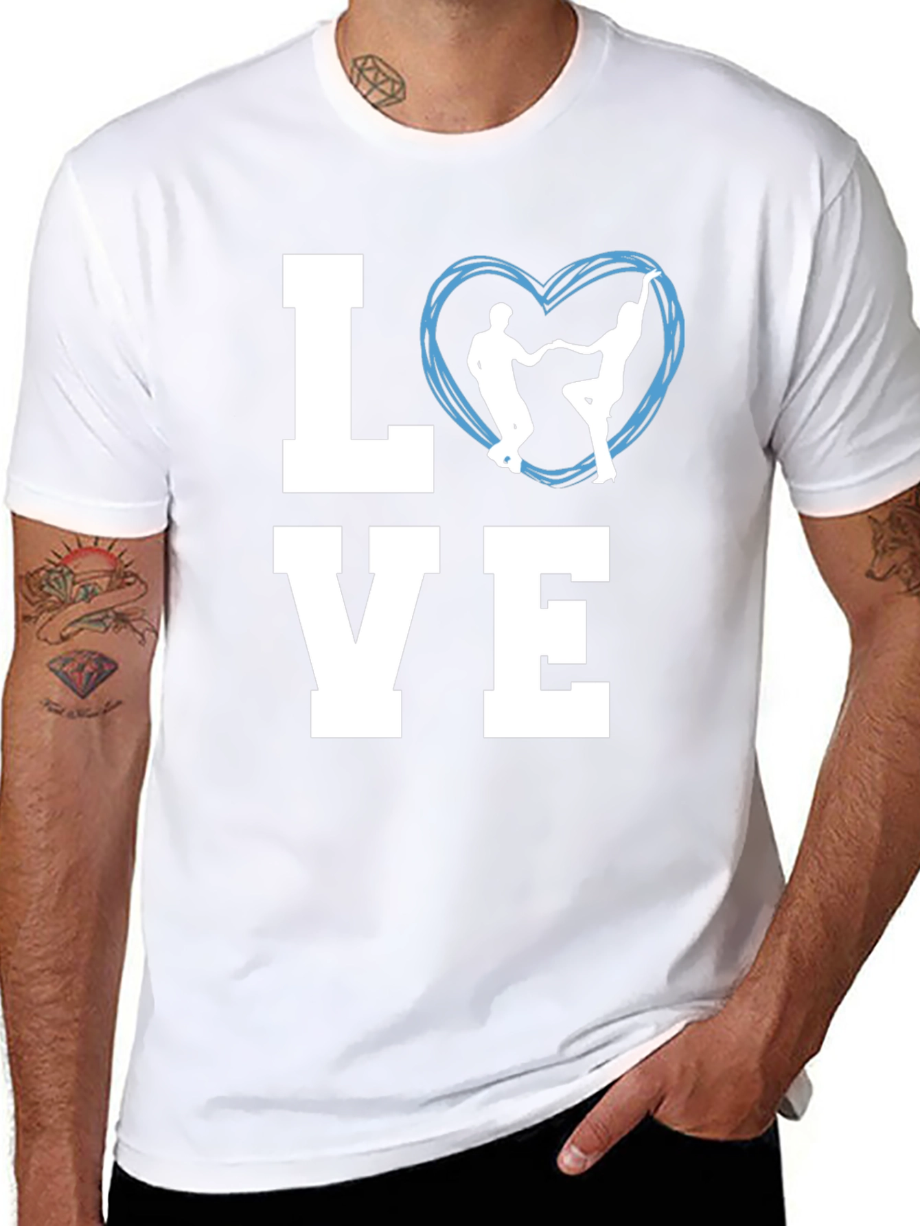 LOVE Dance T-Shirt - Black Graphic Tee
