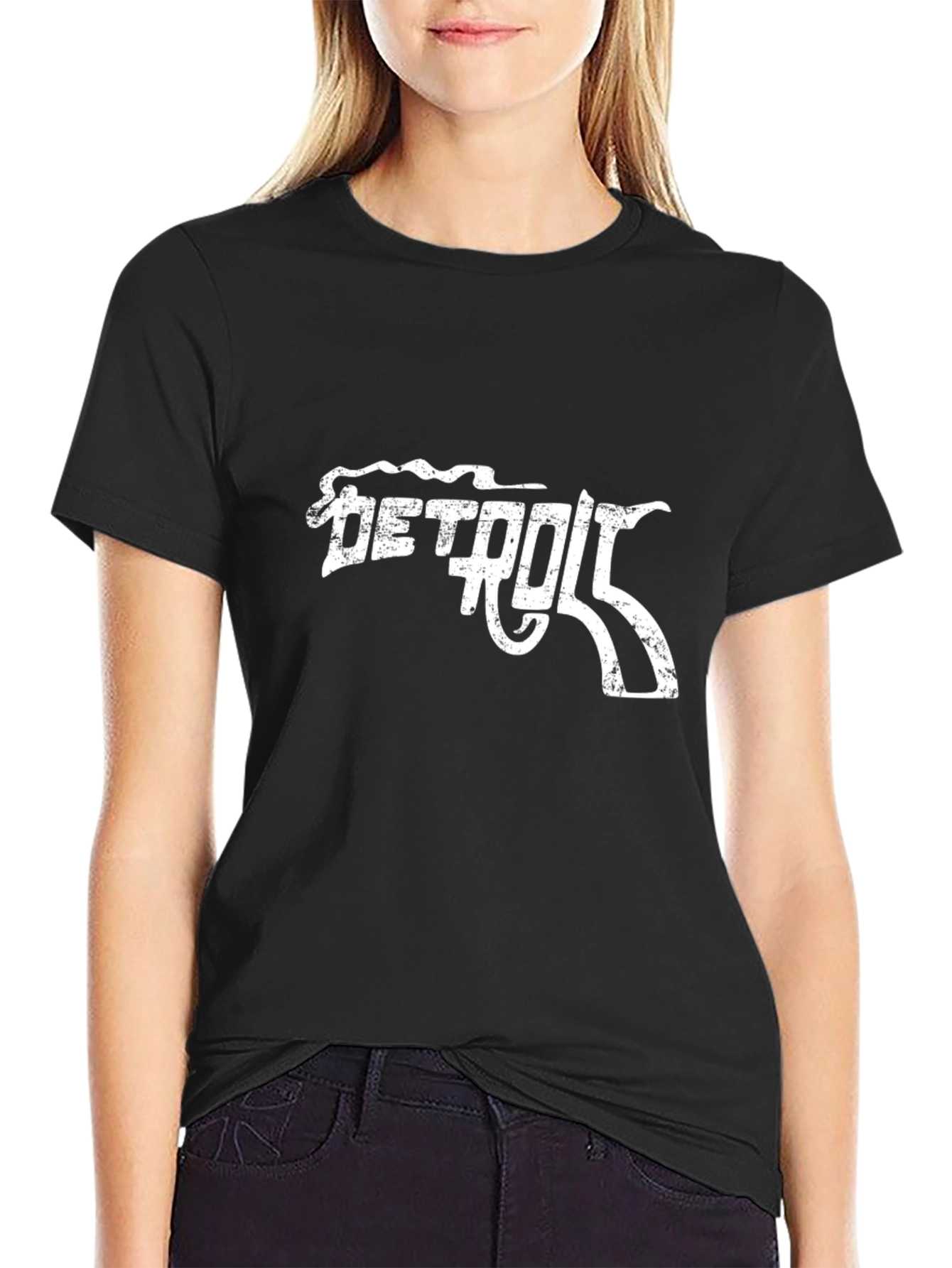 Detroit Graphic Print T-Shirt