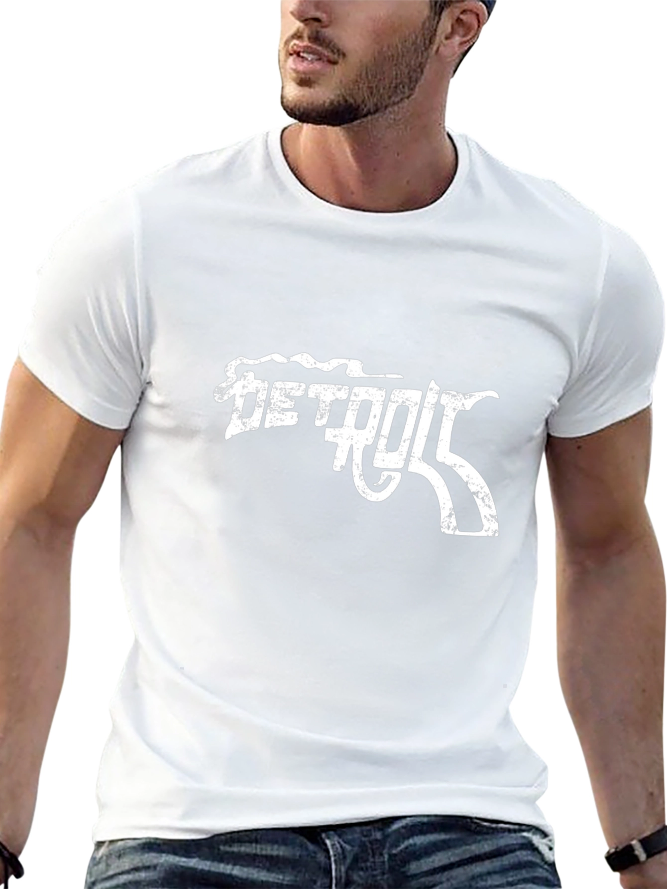 Detroit Graphic Print T-Shirt