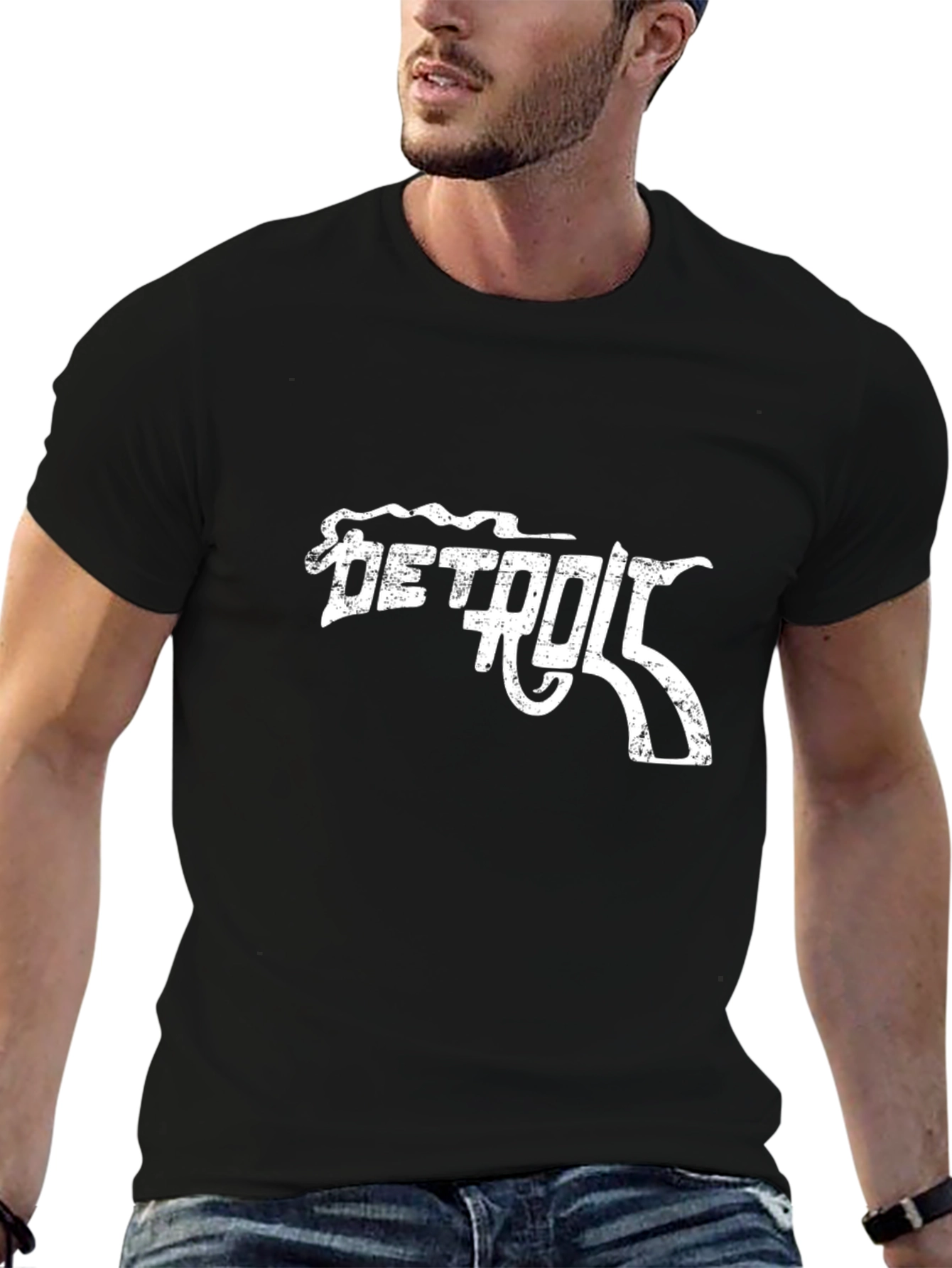 Detroit Graphic Print T-Shirt