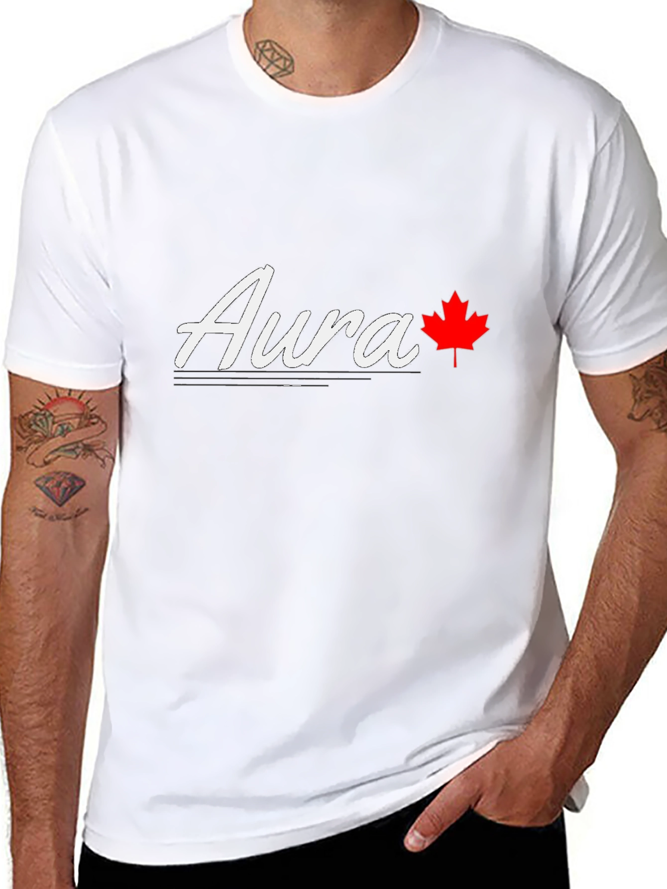 Aura Maple Leaf Graphic T-Shirt