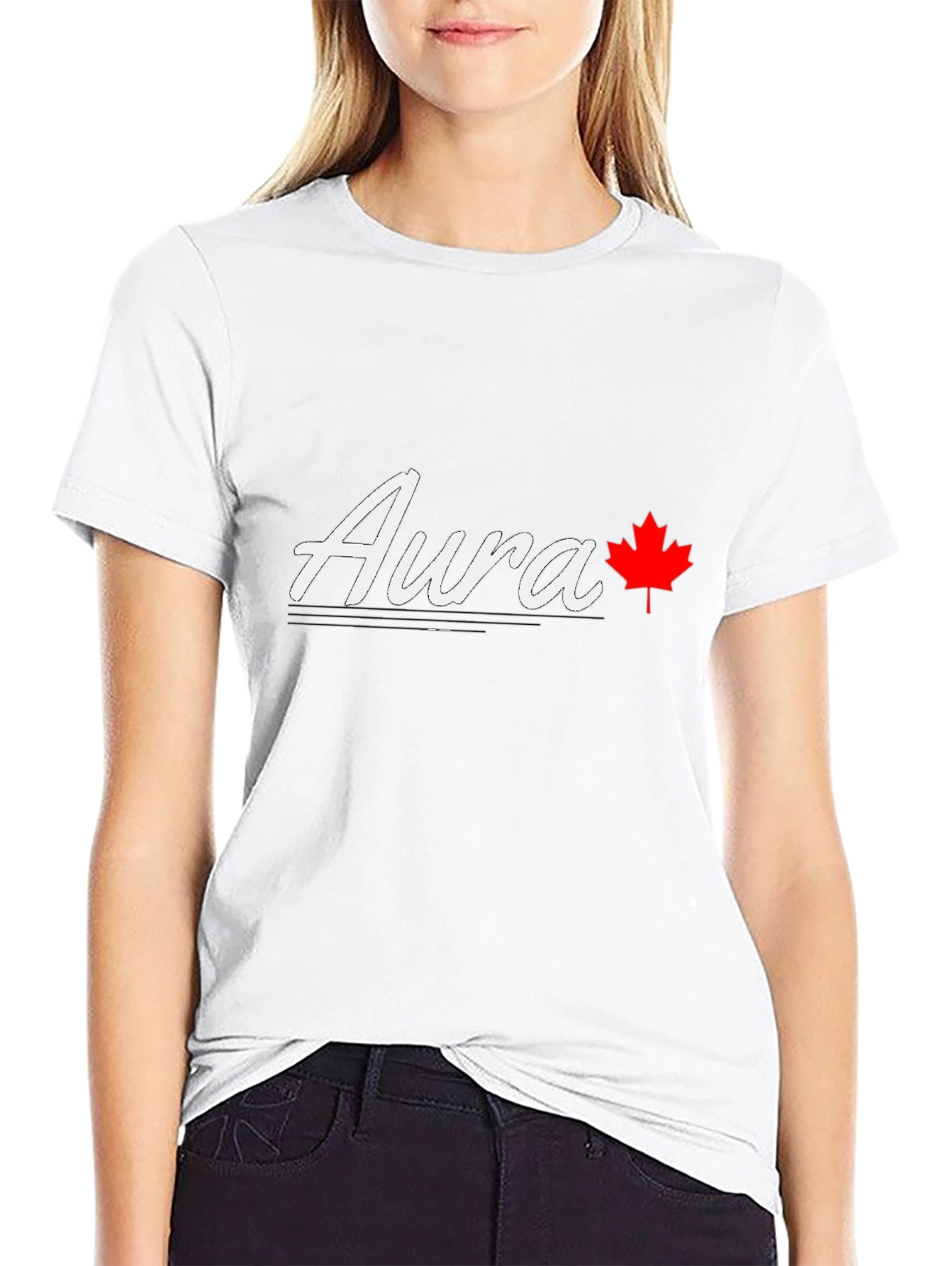 Aura Maple Leaf Graphic T-Shirt