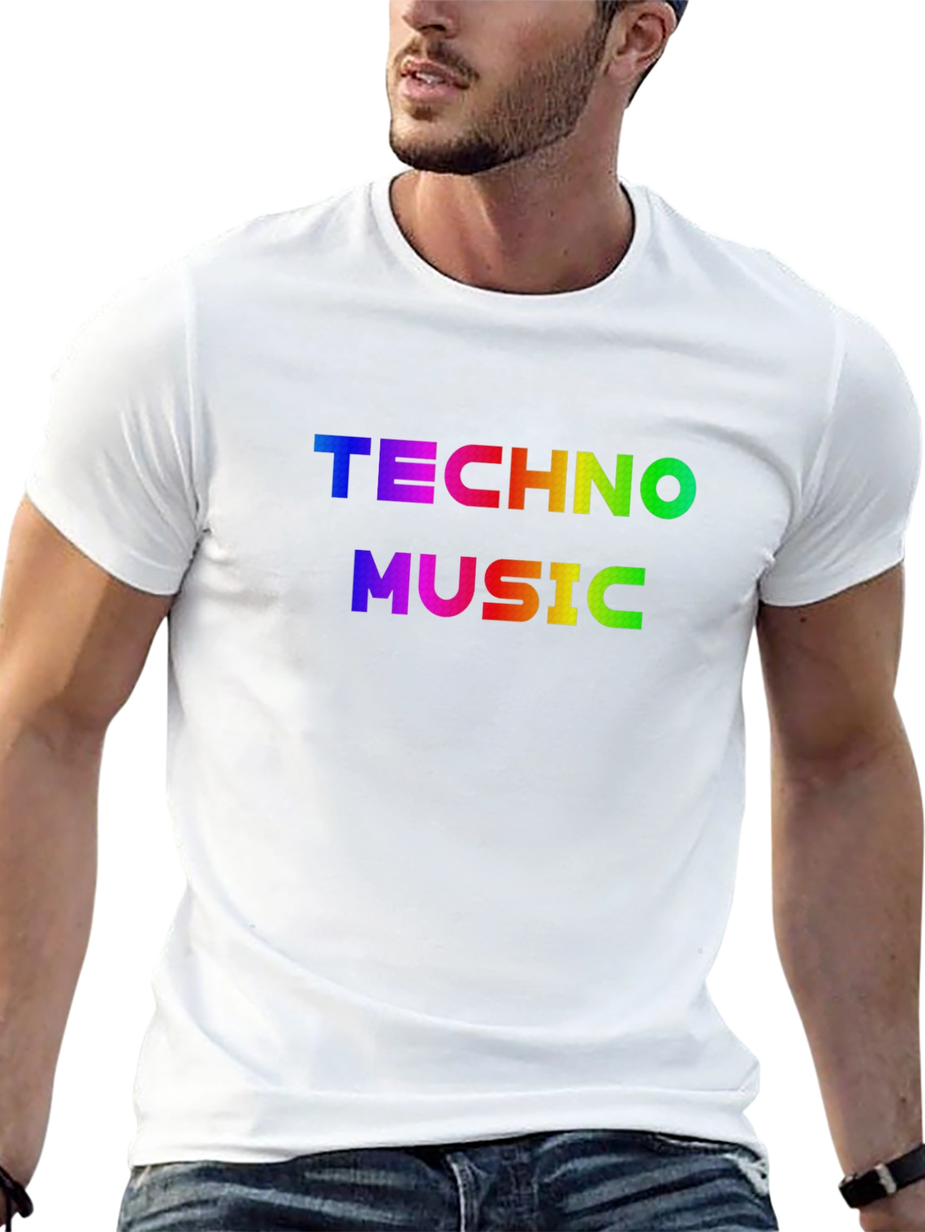 Techno Music Rainbow T-Shirt