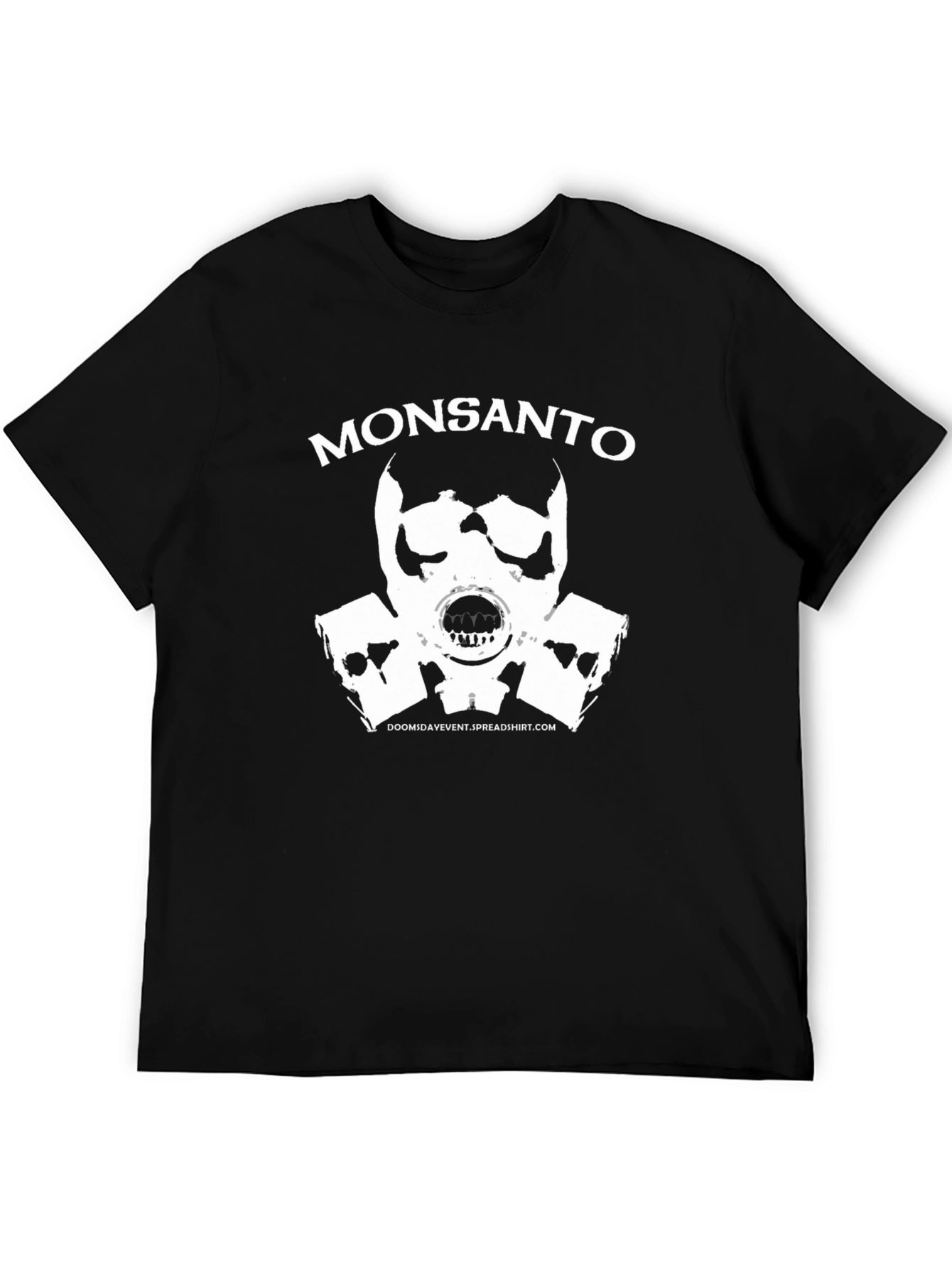 Monsanto Gas Mask Graphic T-Shirt