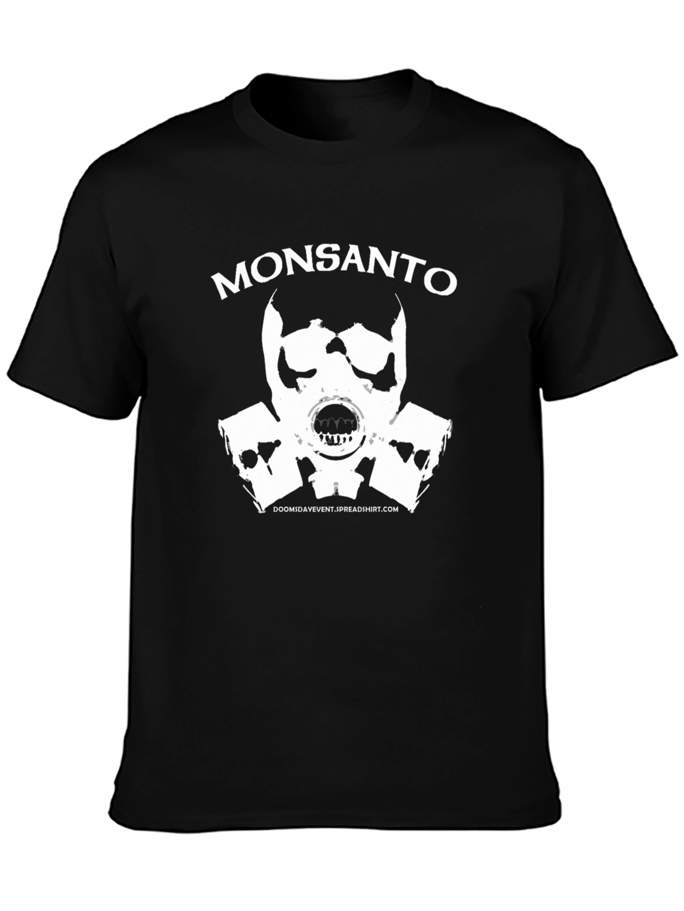 Monsanto Gas Mask Graphic T-Shirt