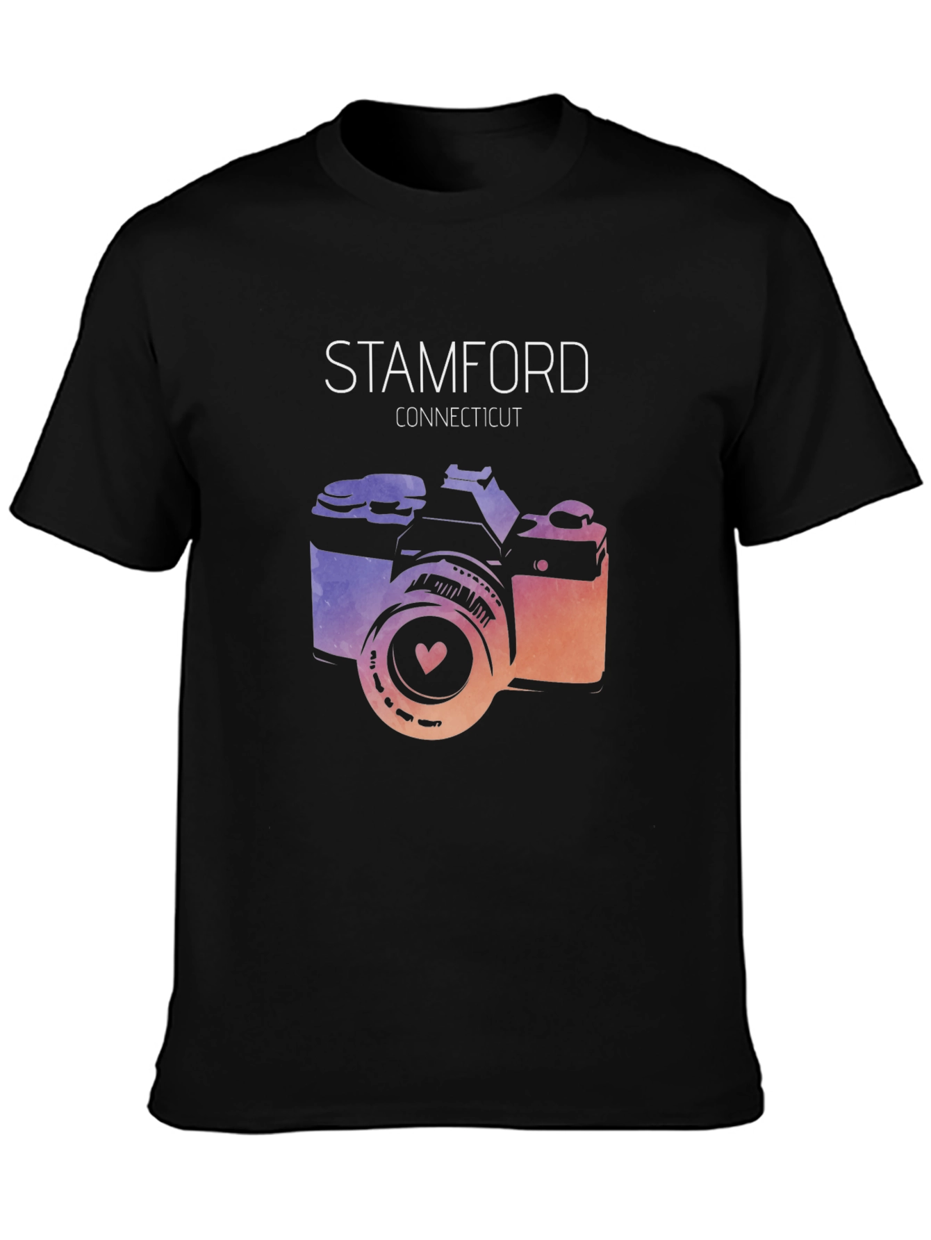 Stamford Connecticut Camera Graphic Tee