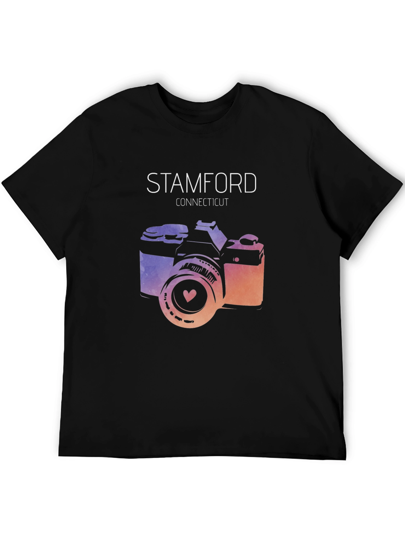 Stamford Connecticut Camera Graphic Tee