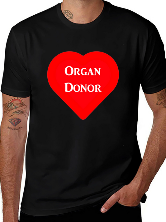 Organ Donor Heart Graphic T-Shirt