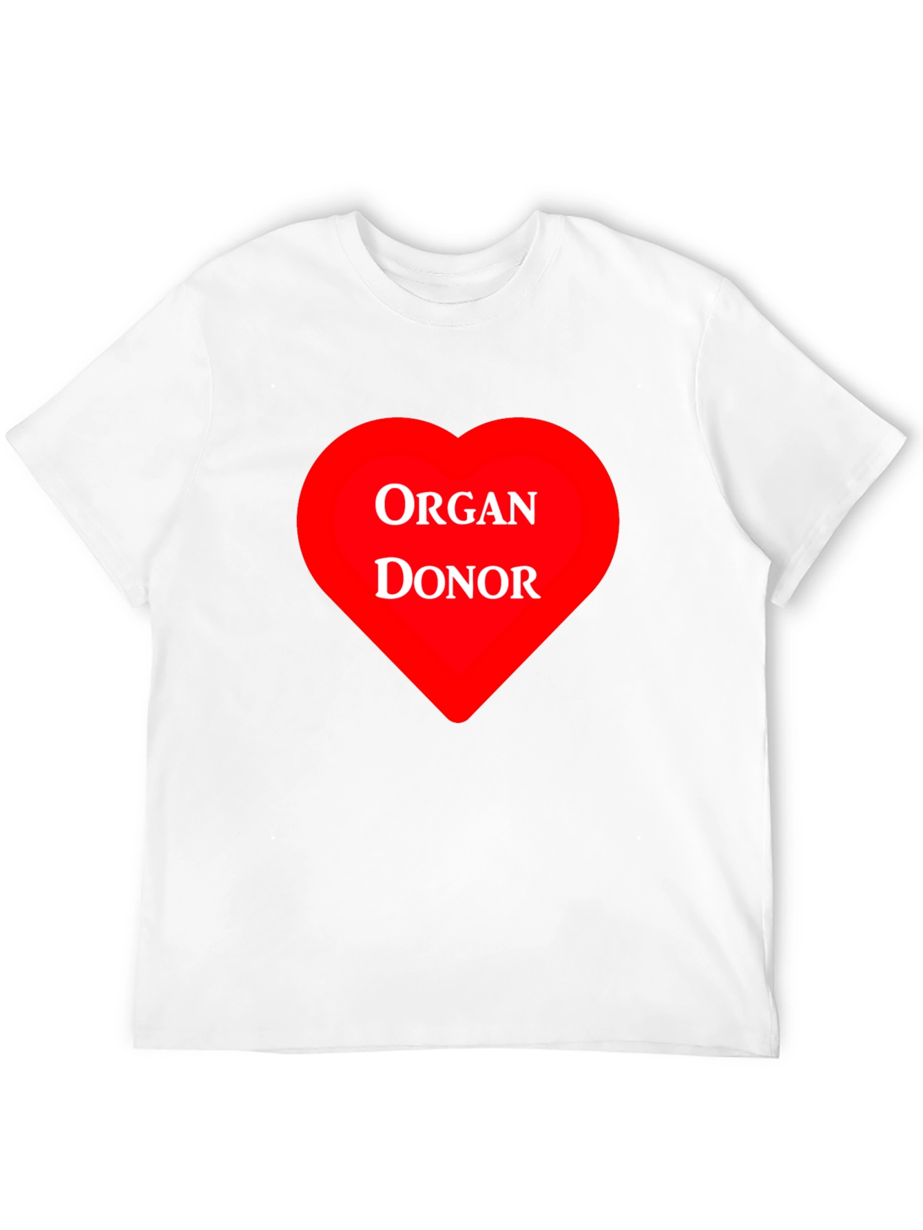 Organ Donor Heart Graphic T-Shirt