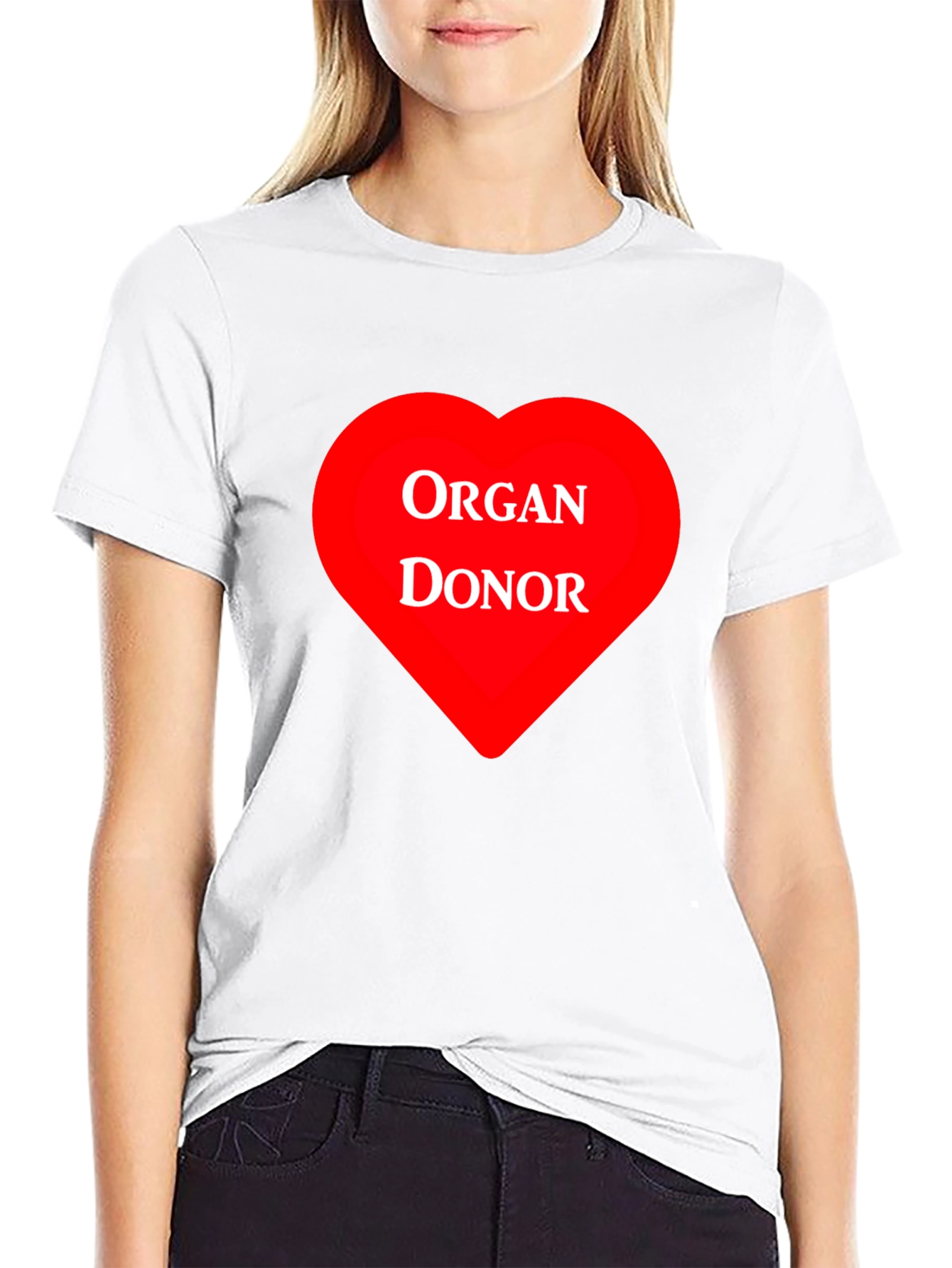 Organ Donor Heart Graphic T-Shirt
