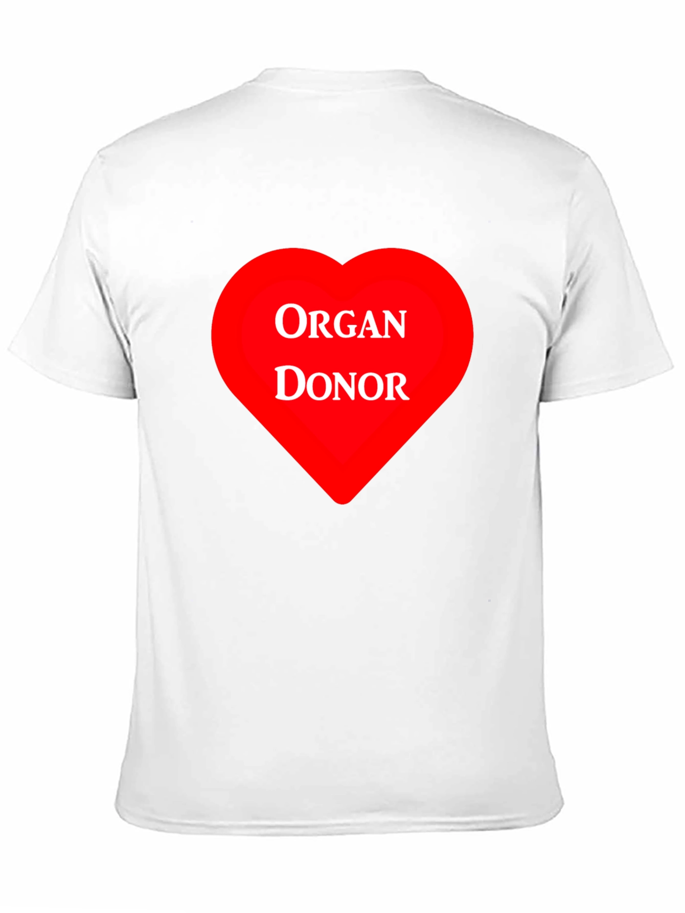 Organ Donor Heart Graphic T-Shirt