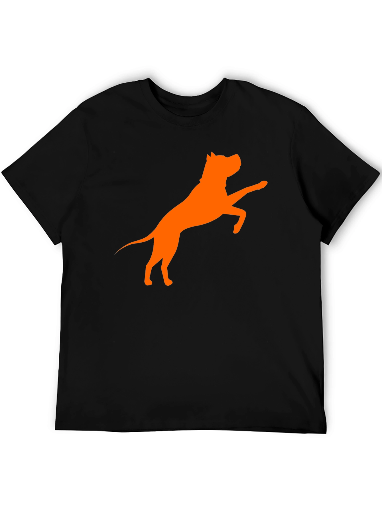 Pitbull Silhouette Graphic T-Shirt