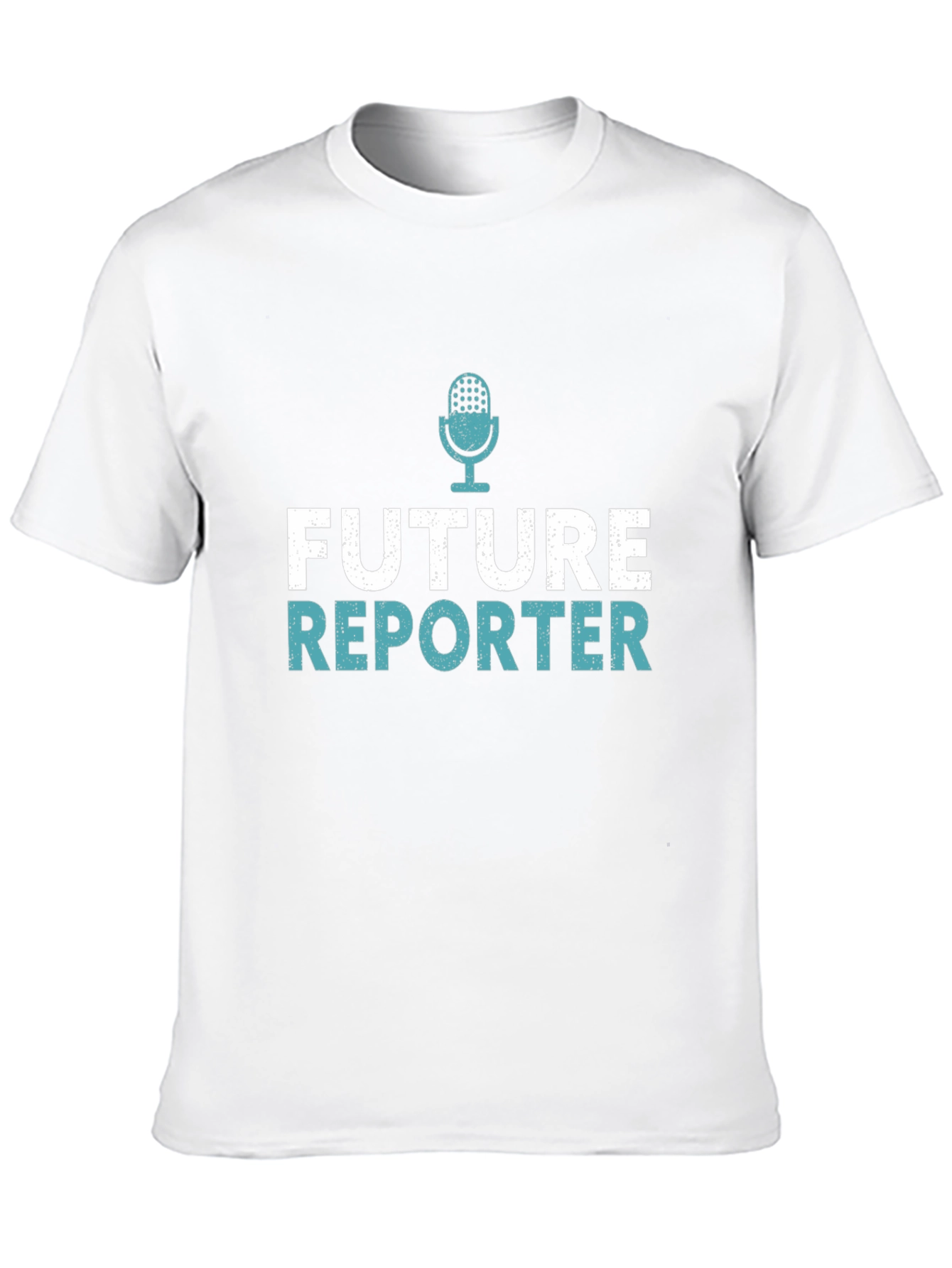 Future Reporter Graphic Tee - Black Cotton T-Shirt