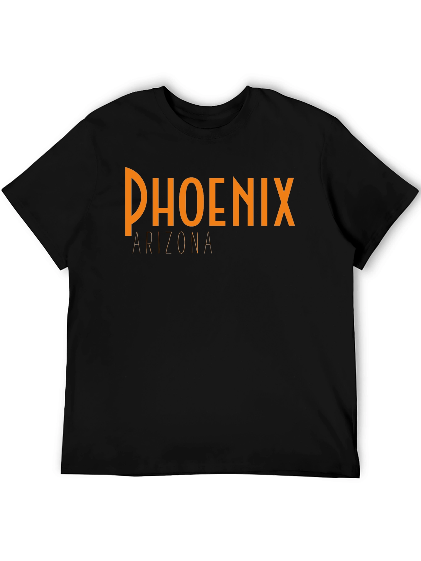 Phoenix Arizona Graphic Black T-Shirt