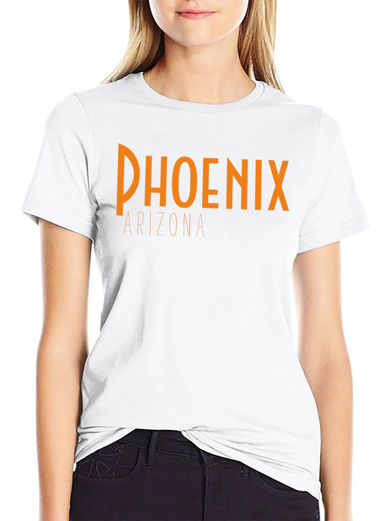 Phoenix Arizona Graphic Black T-Shirt