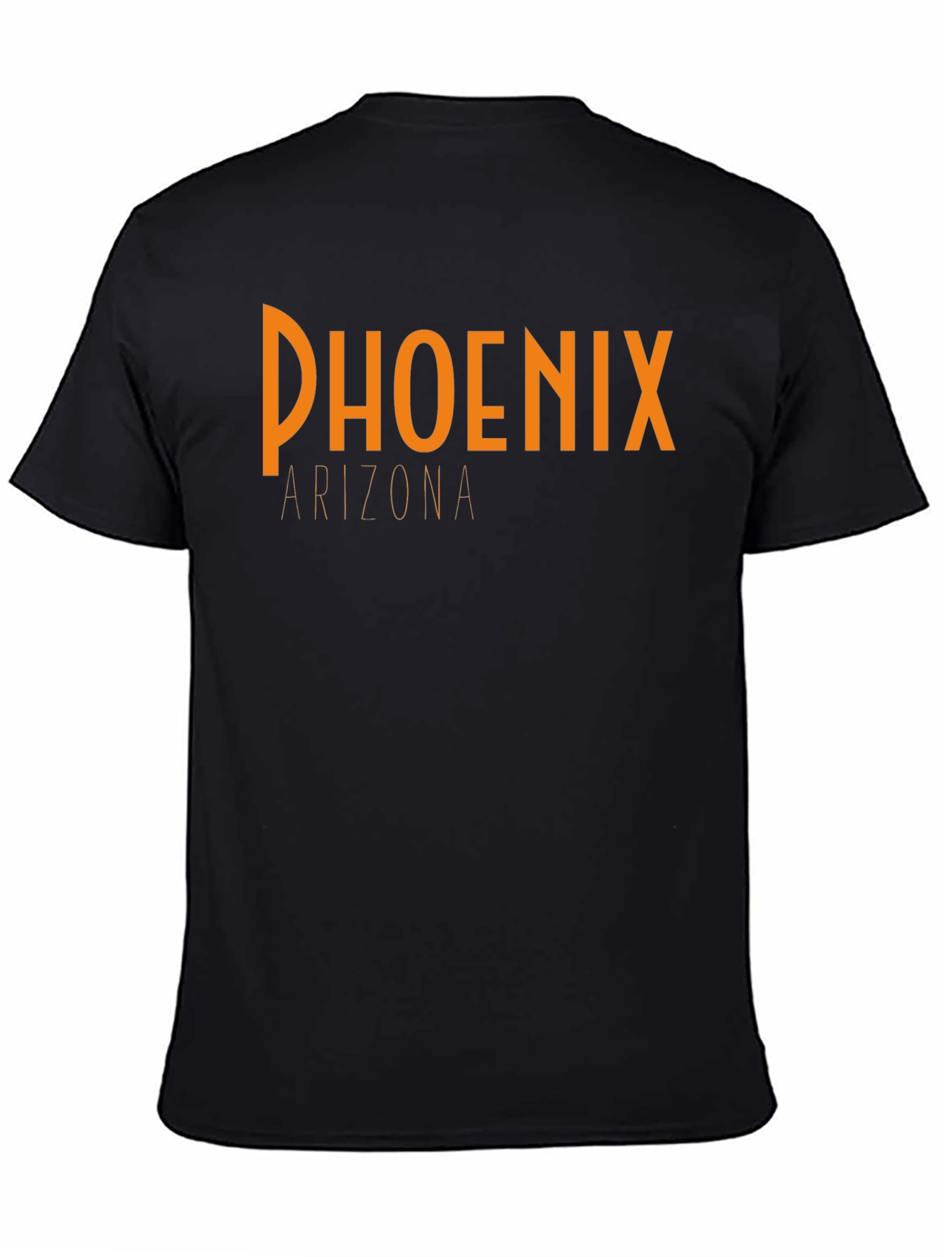 Phoenix Arizona Graphic Black T-Shirt