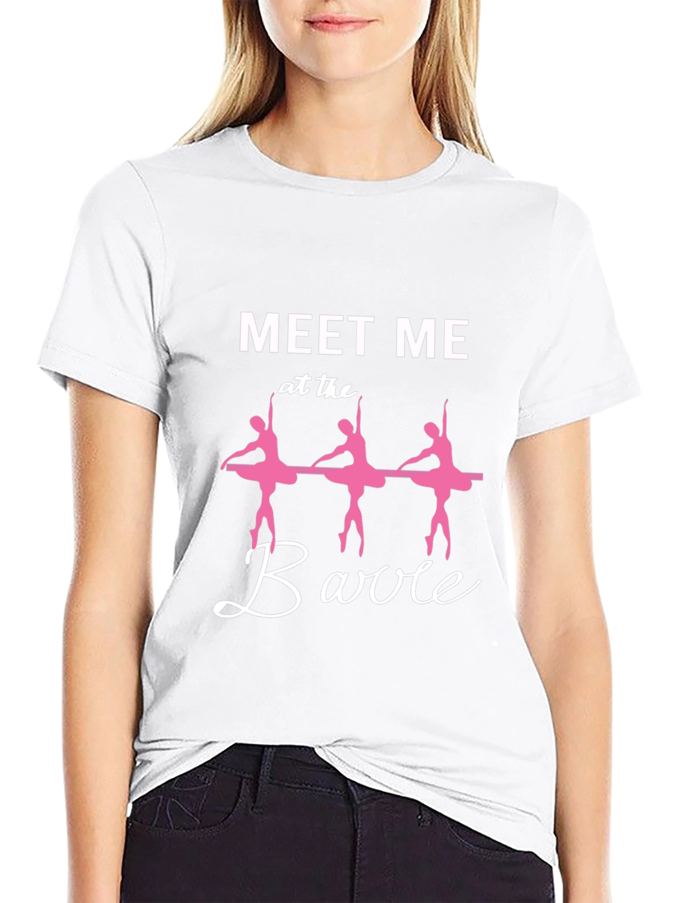 Ballet Barre Graphic Tee - Dance Lover T-Shirt