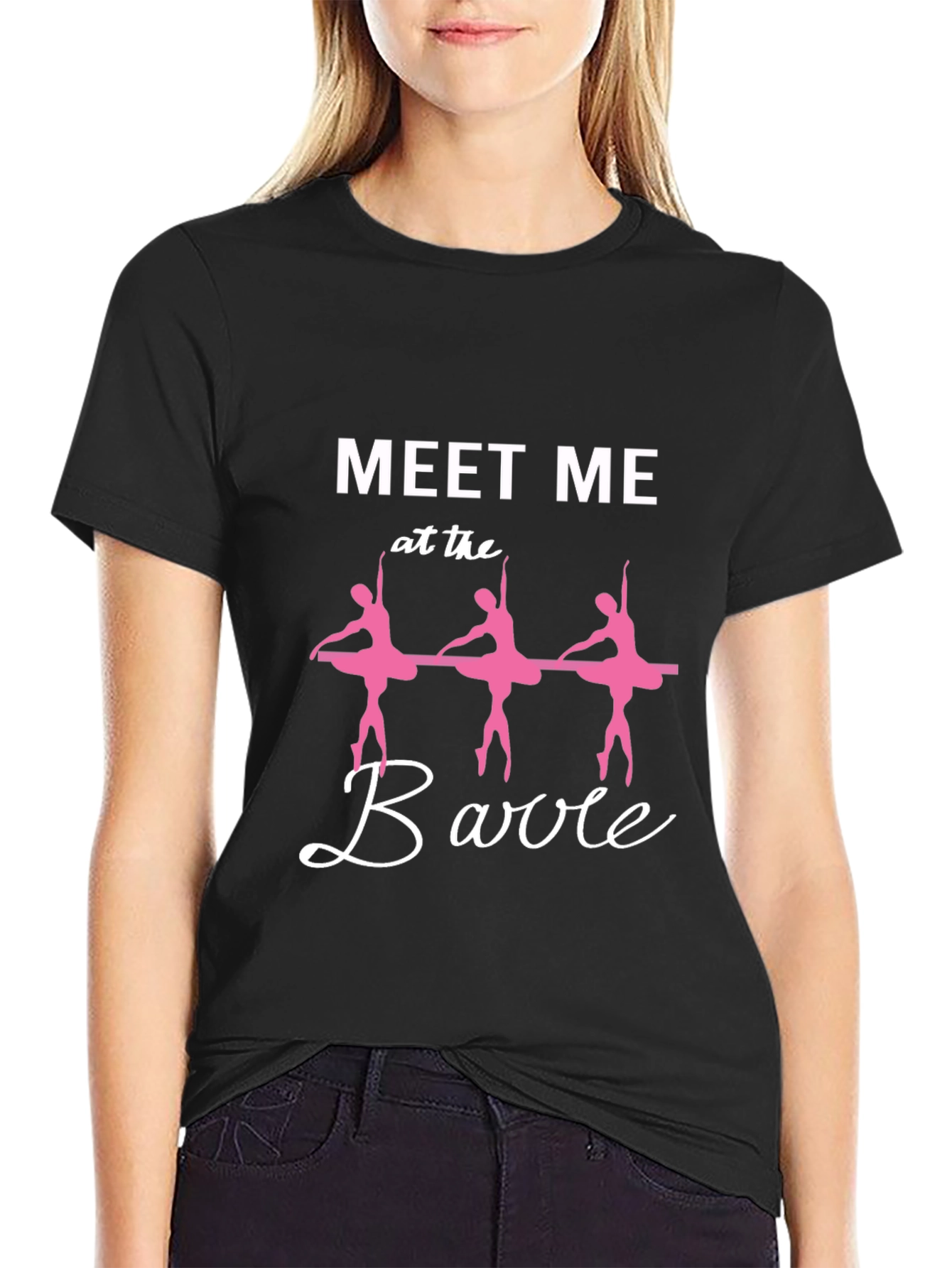 Ballet Barre Graphic Tee - Dance Lover T-Shirt