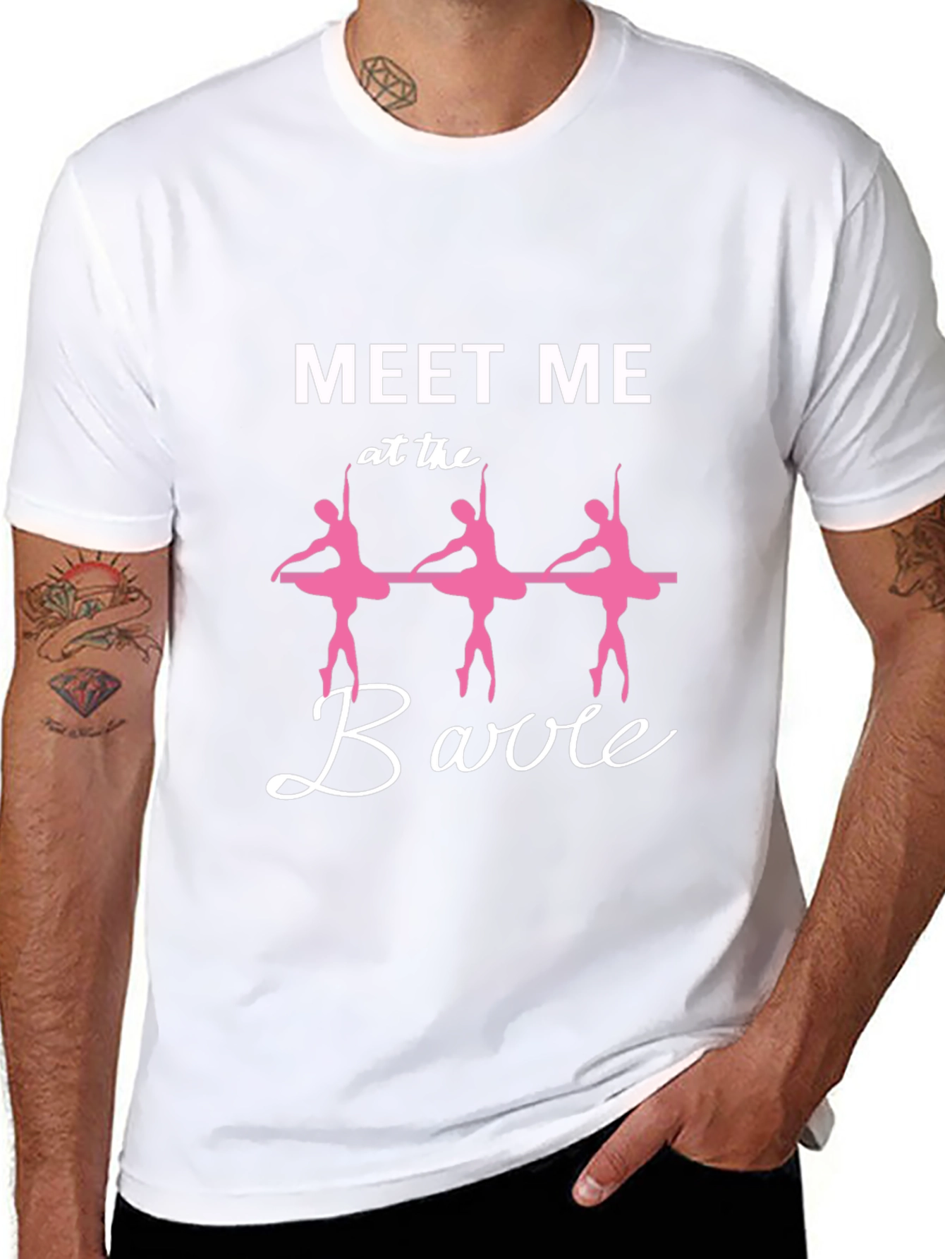 Ballet Barre Graphic Tee - Dance Lover T-Shirt