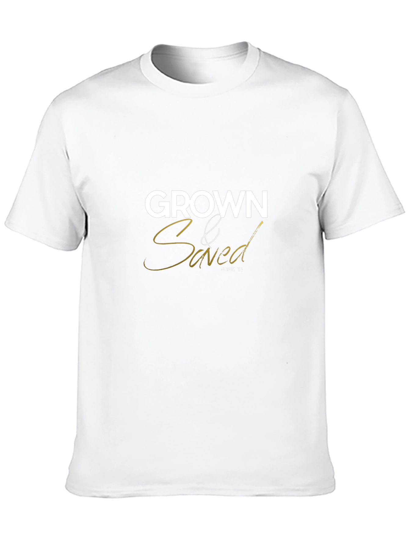 Grown & Saved Graphic Print Black T-Shirt