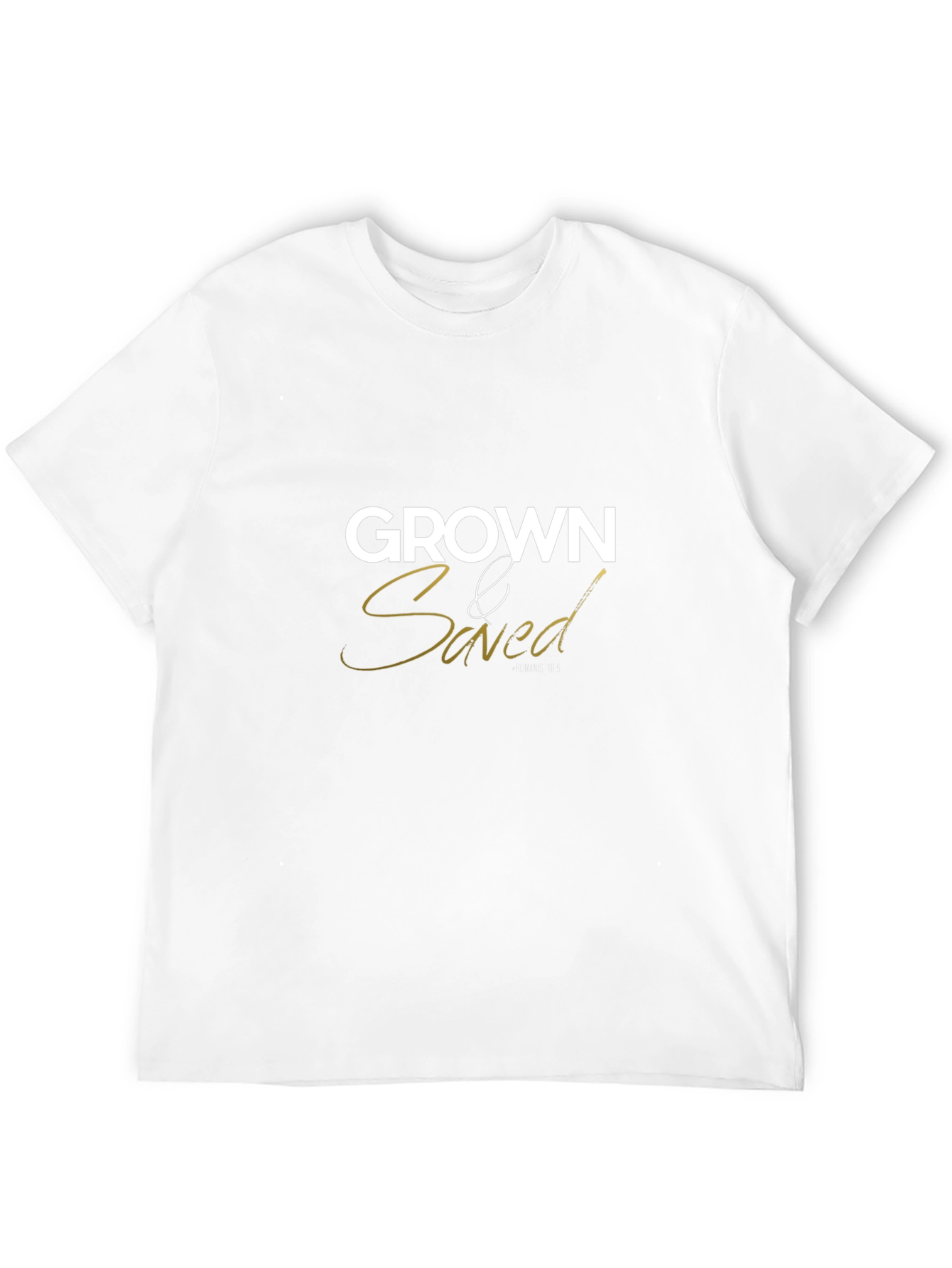 Grown & Saved Graphic Print Black T-Shirt