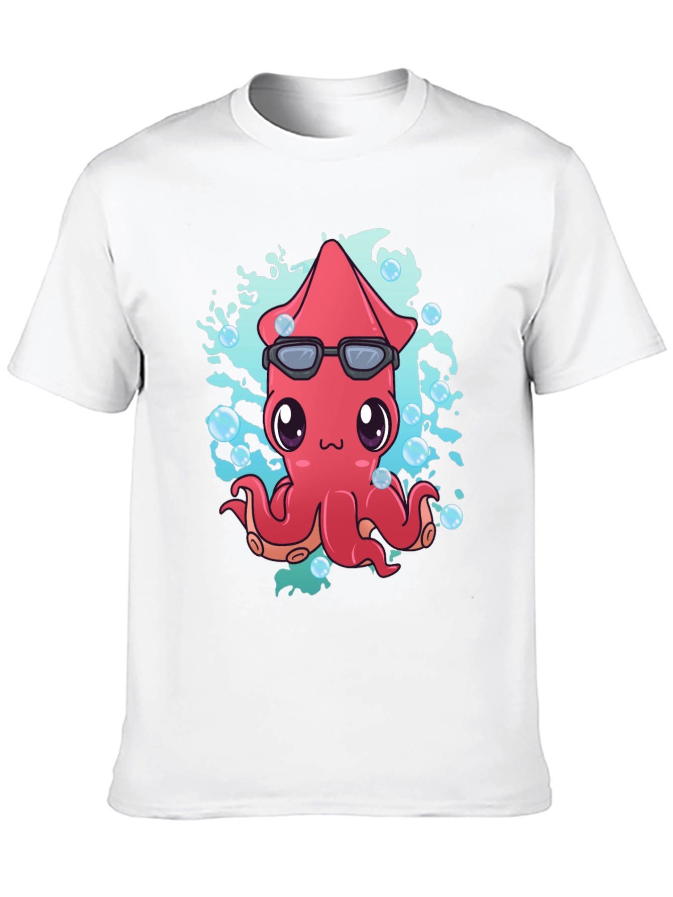 Cool Squid Graphic T-Shirt