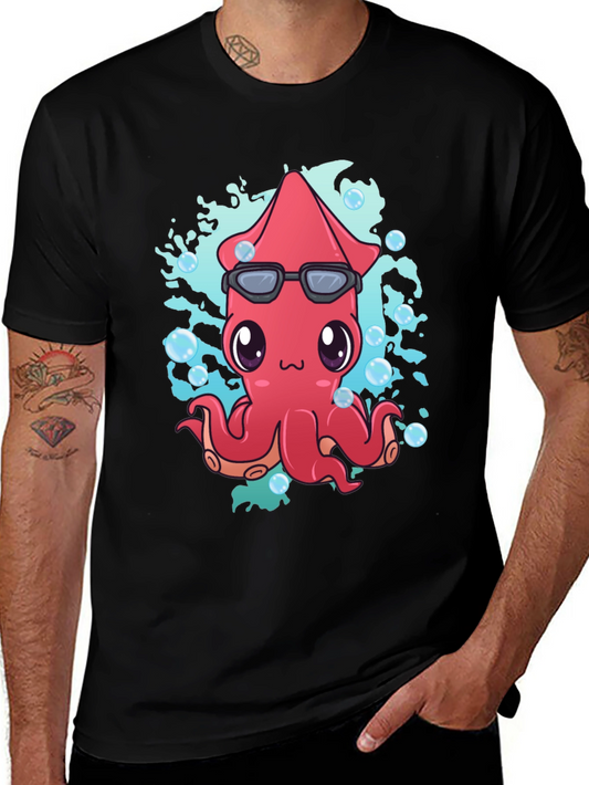 Cool Squid Graphic T-Shirt