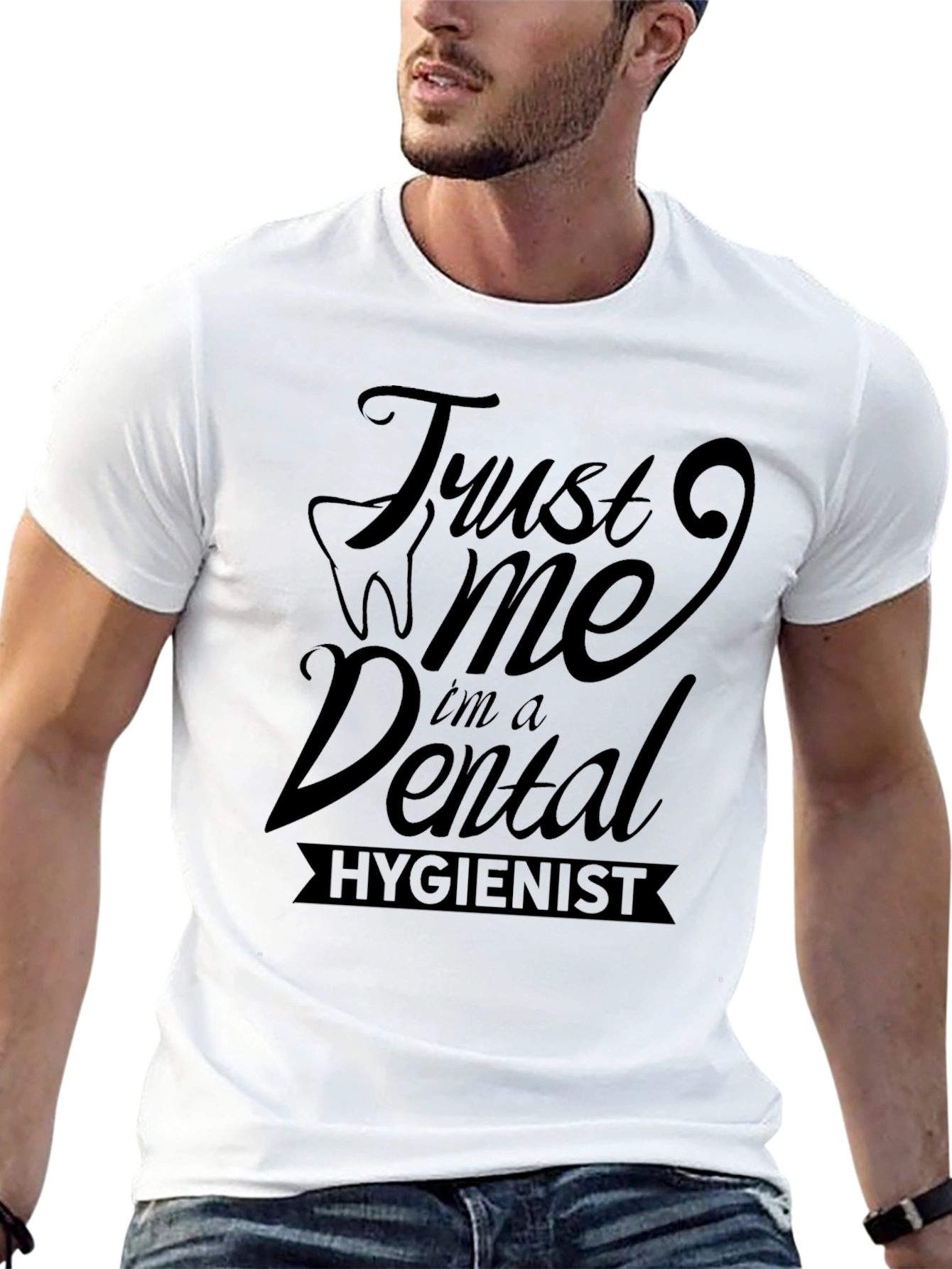 Trust Me Im A Dental Hygienist Black T-Shirt