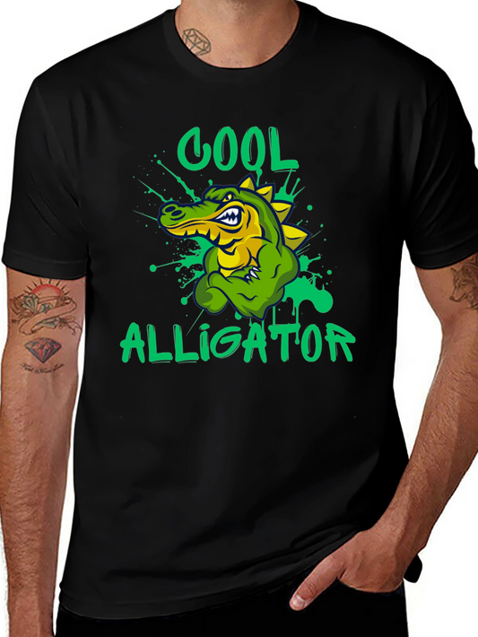 Cool Alligator Graphic T-Shirt