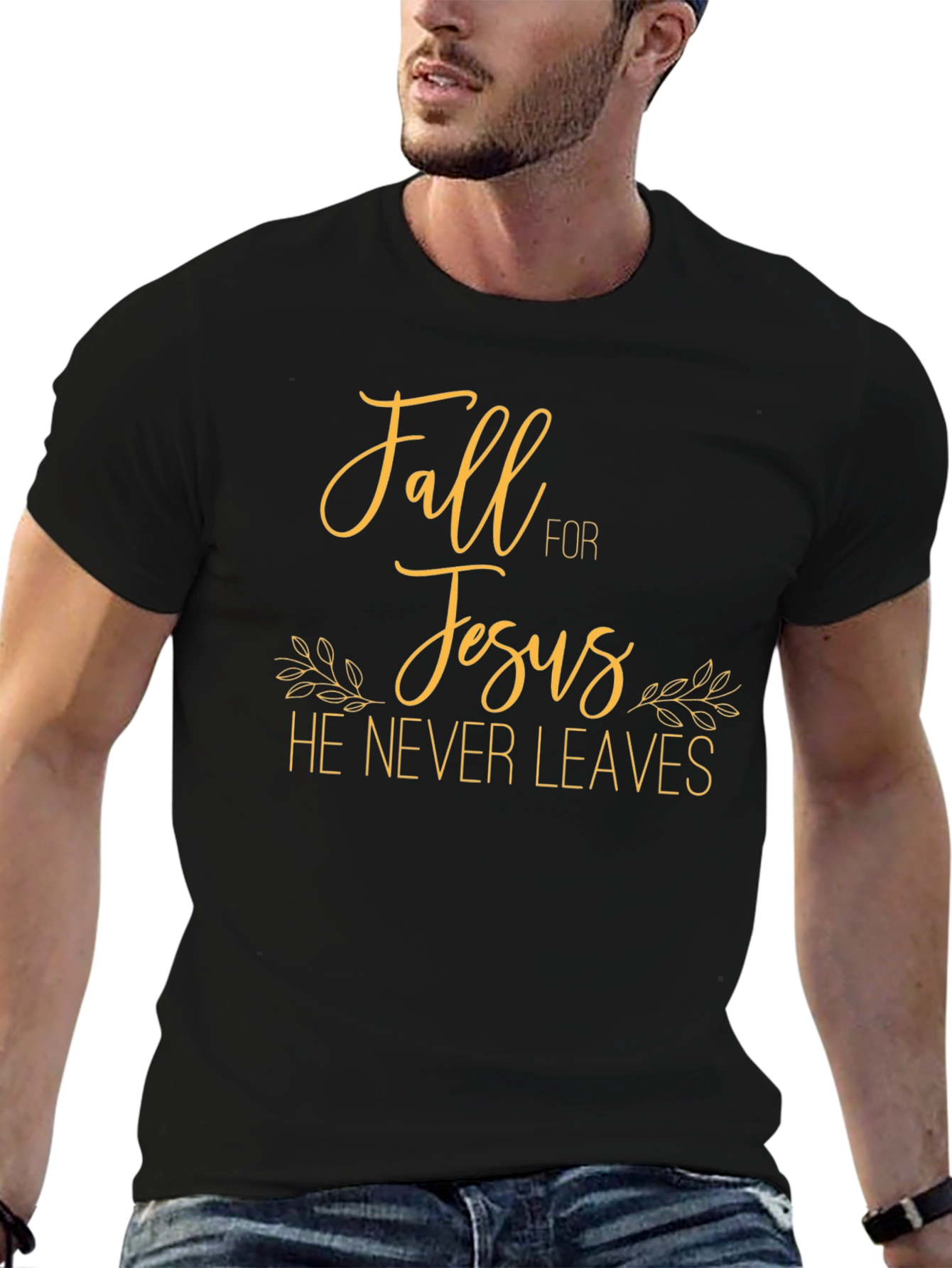Fall For Jesus T-Shirt - Christian Graphic Tee