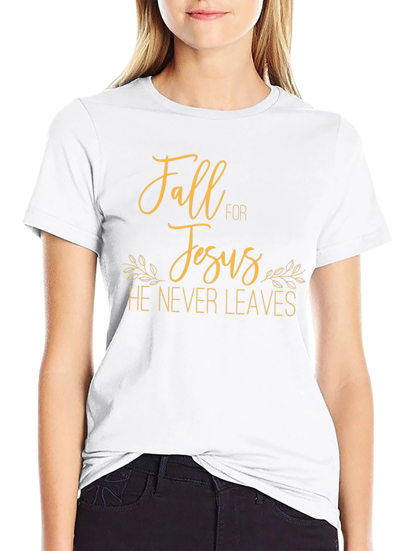 Fall For Jesus T-Shirt - Christian Graphic Tee