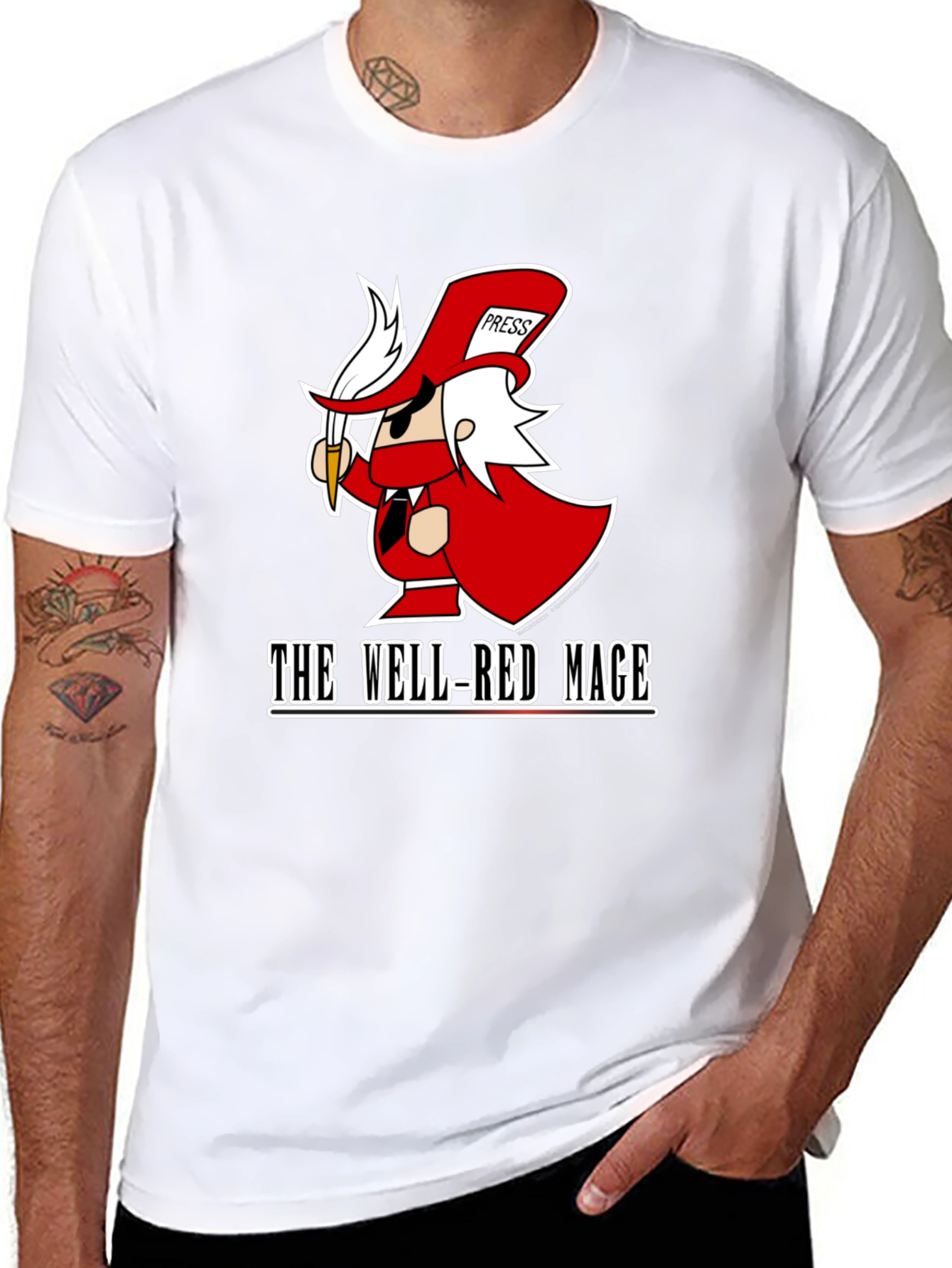 The Well-Red Mage Graphic Tee