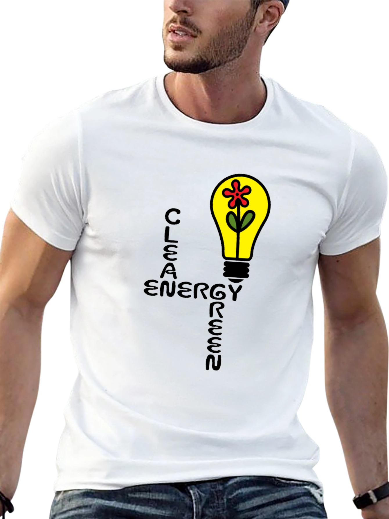 Eco-Friendly Clean Energy Graphic Tee