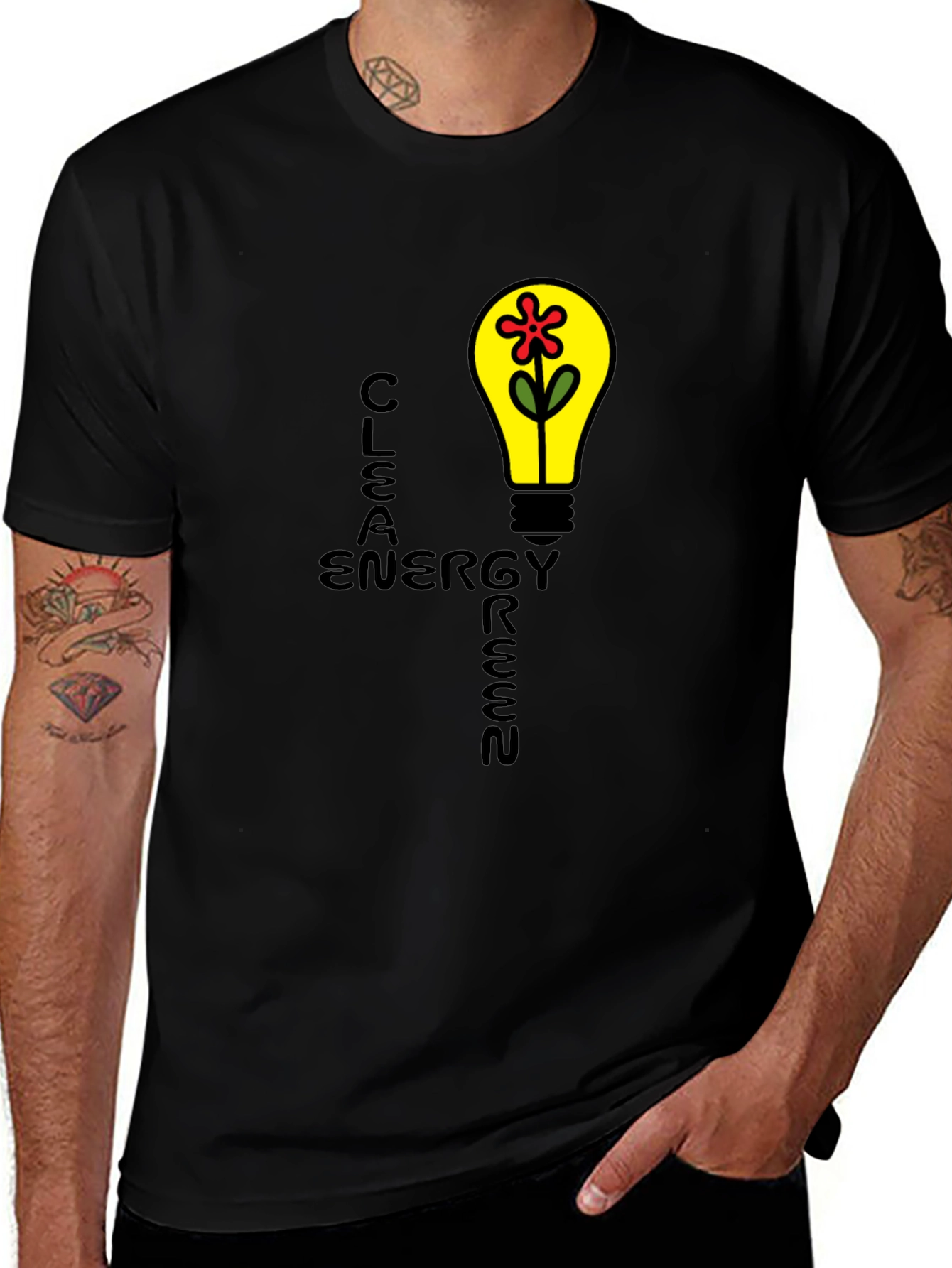 Eco-Friendly Clean Energy Graphic Tee