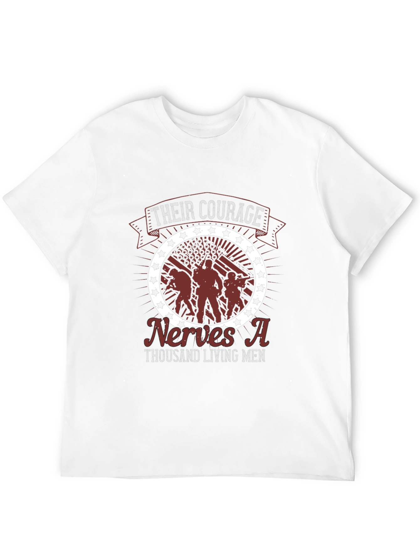Courage Graphic Tee - Veteran Tribute Shirt