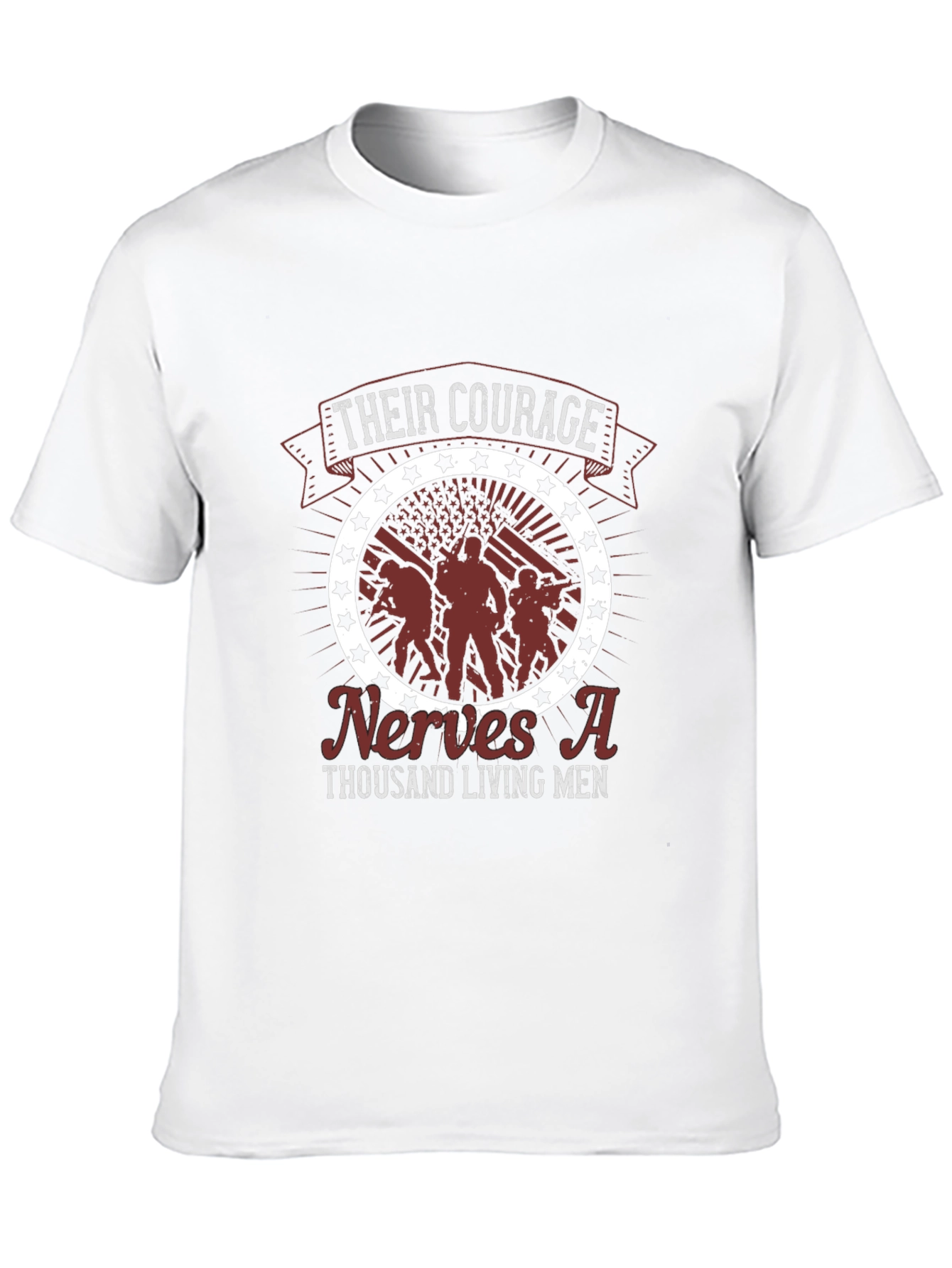 Courage Graphic Tee - Veteran Tribute Shirt