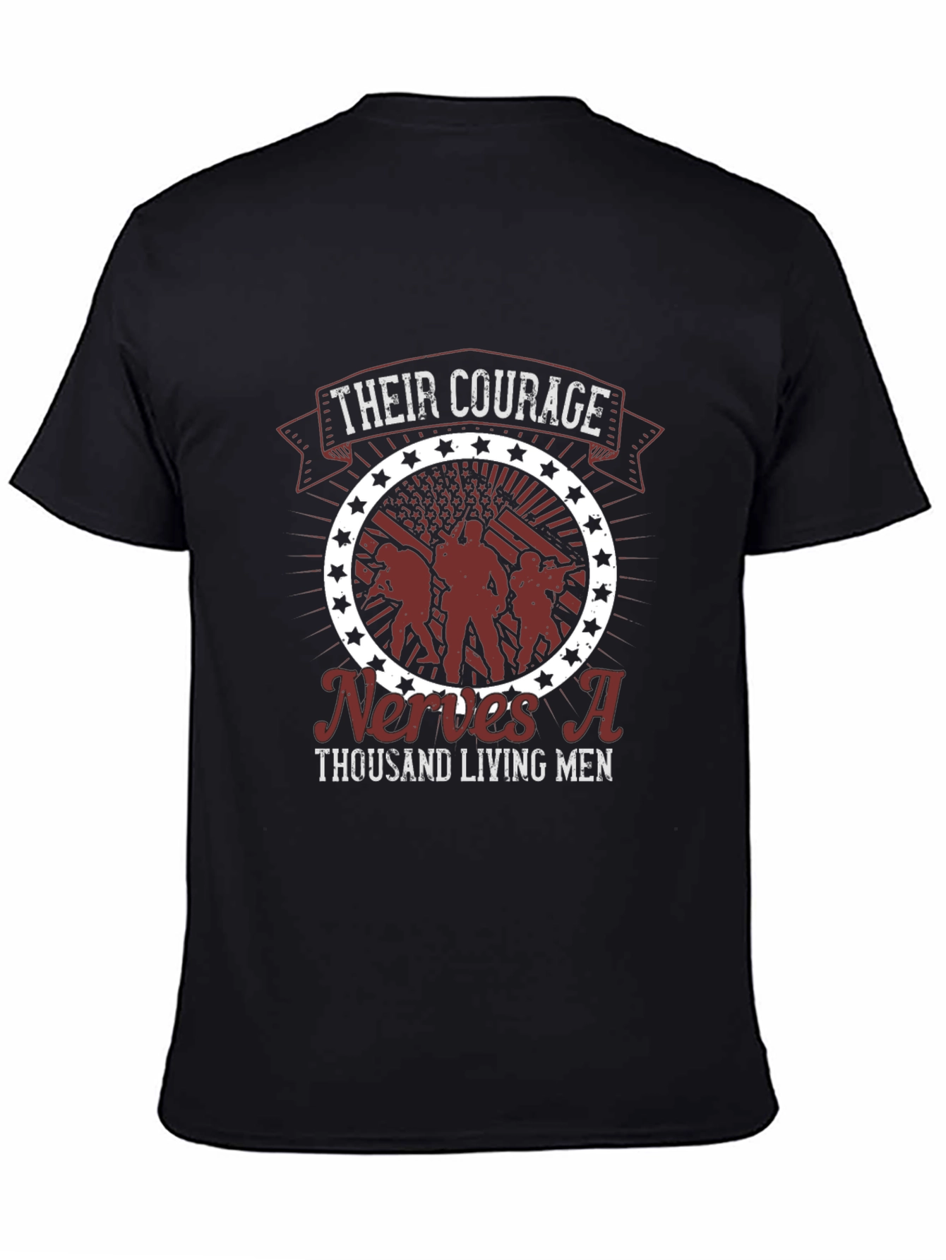 Courage Graphic Tee - Veteran Tribute Shirt