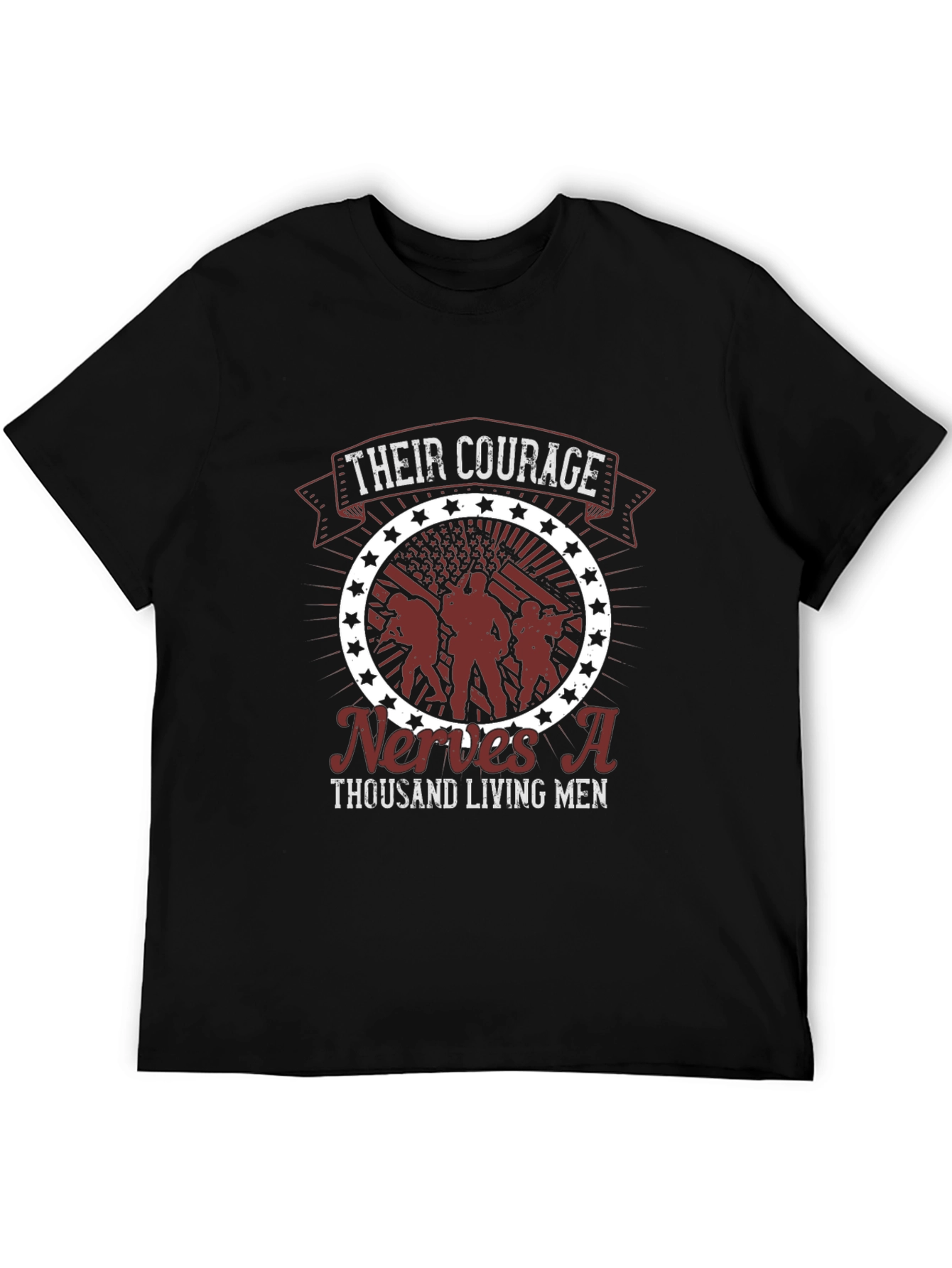 Courage Graphic Tee - Veteran Tribute Shirt