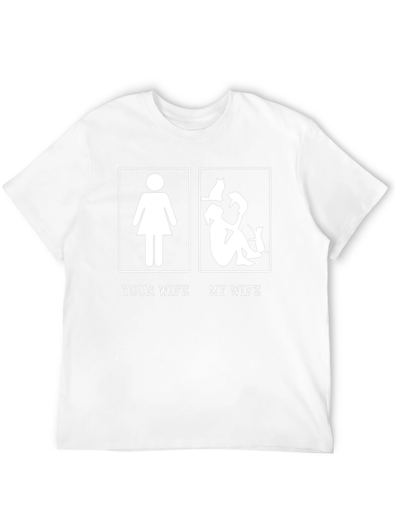 Your Wife My Wife Funny Cat Lover T-Shirt