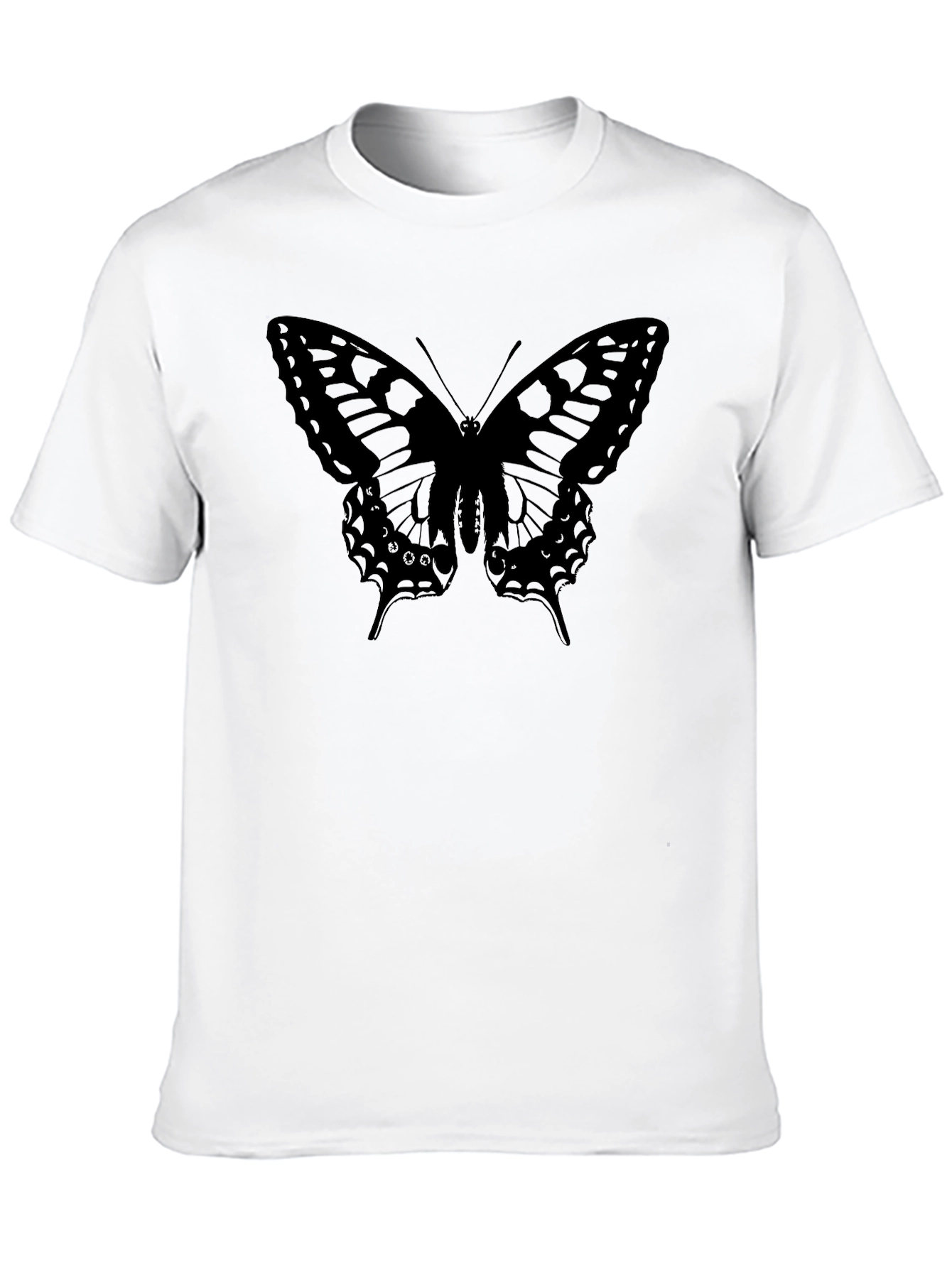 Butterfly Graphic Black T-Shirt
